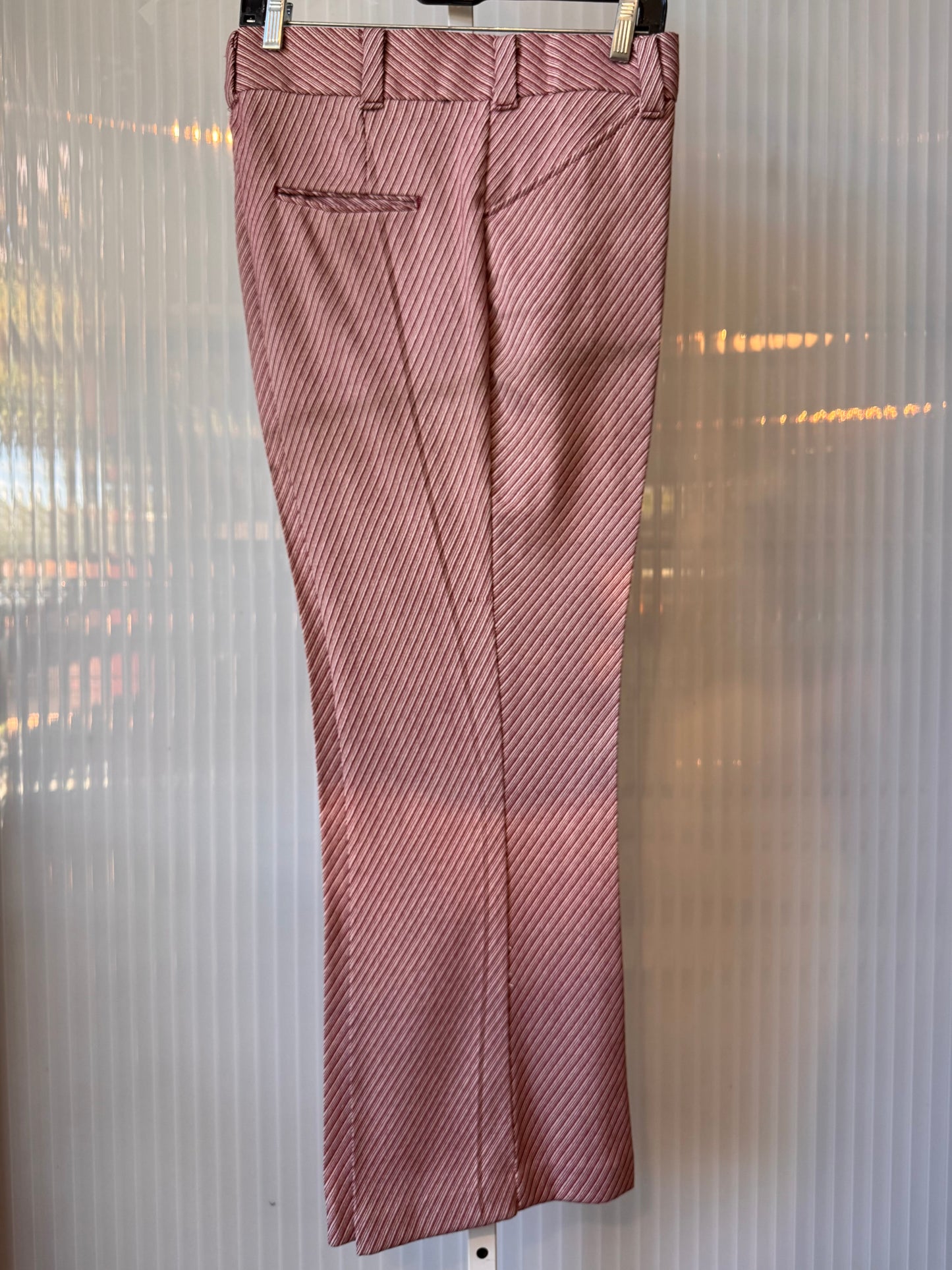 1970s Red & White Striped Trousers