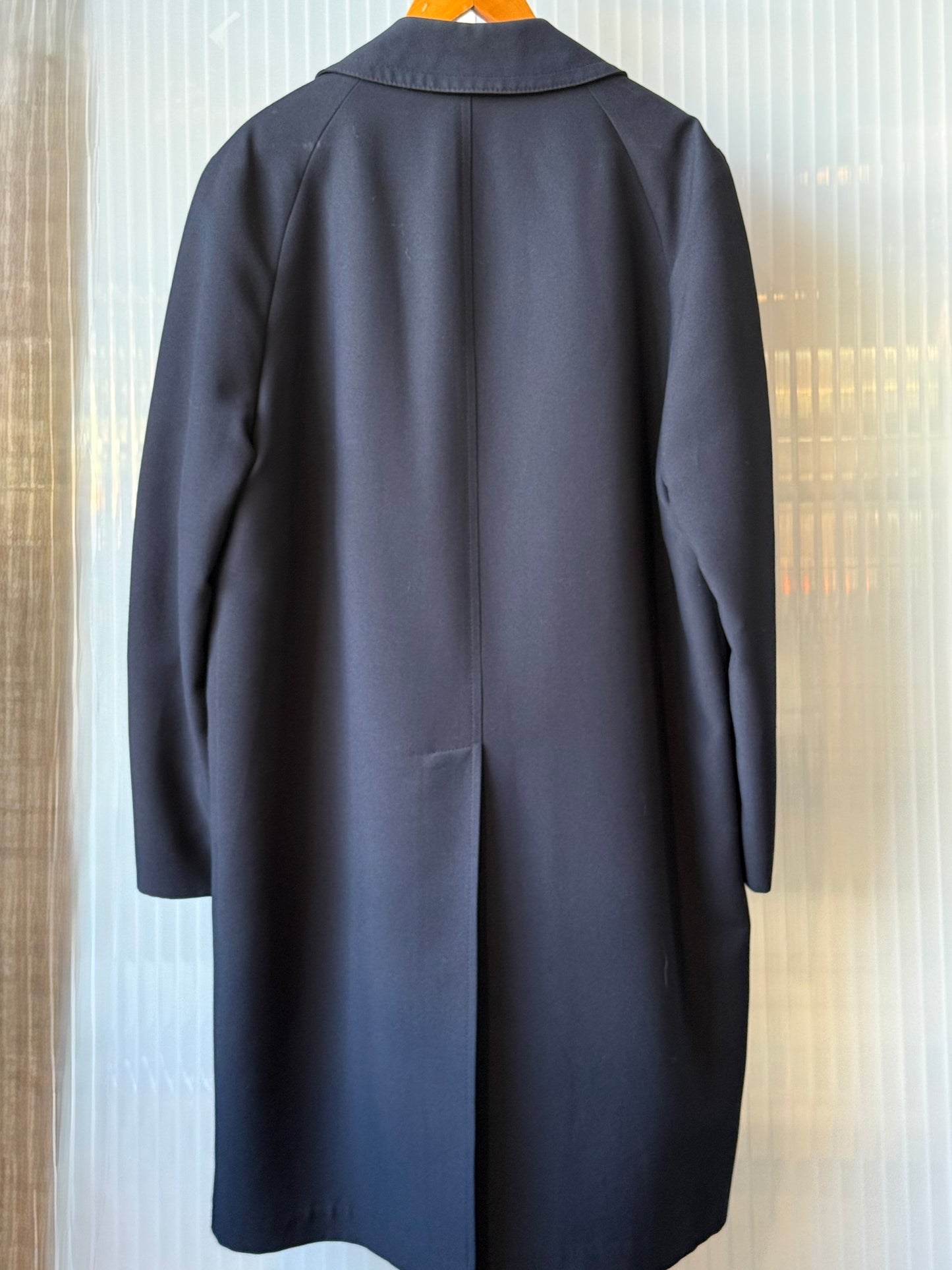 1990s London Fog Navy Blue Trench Coat
