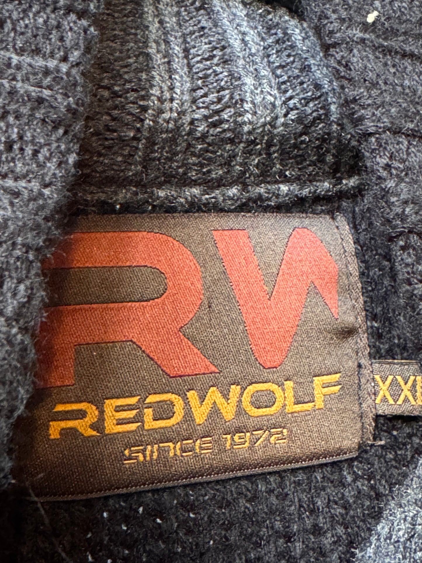 Black Cable Knit Funnel Neck Sweater