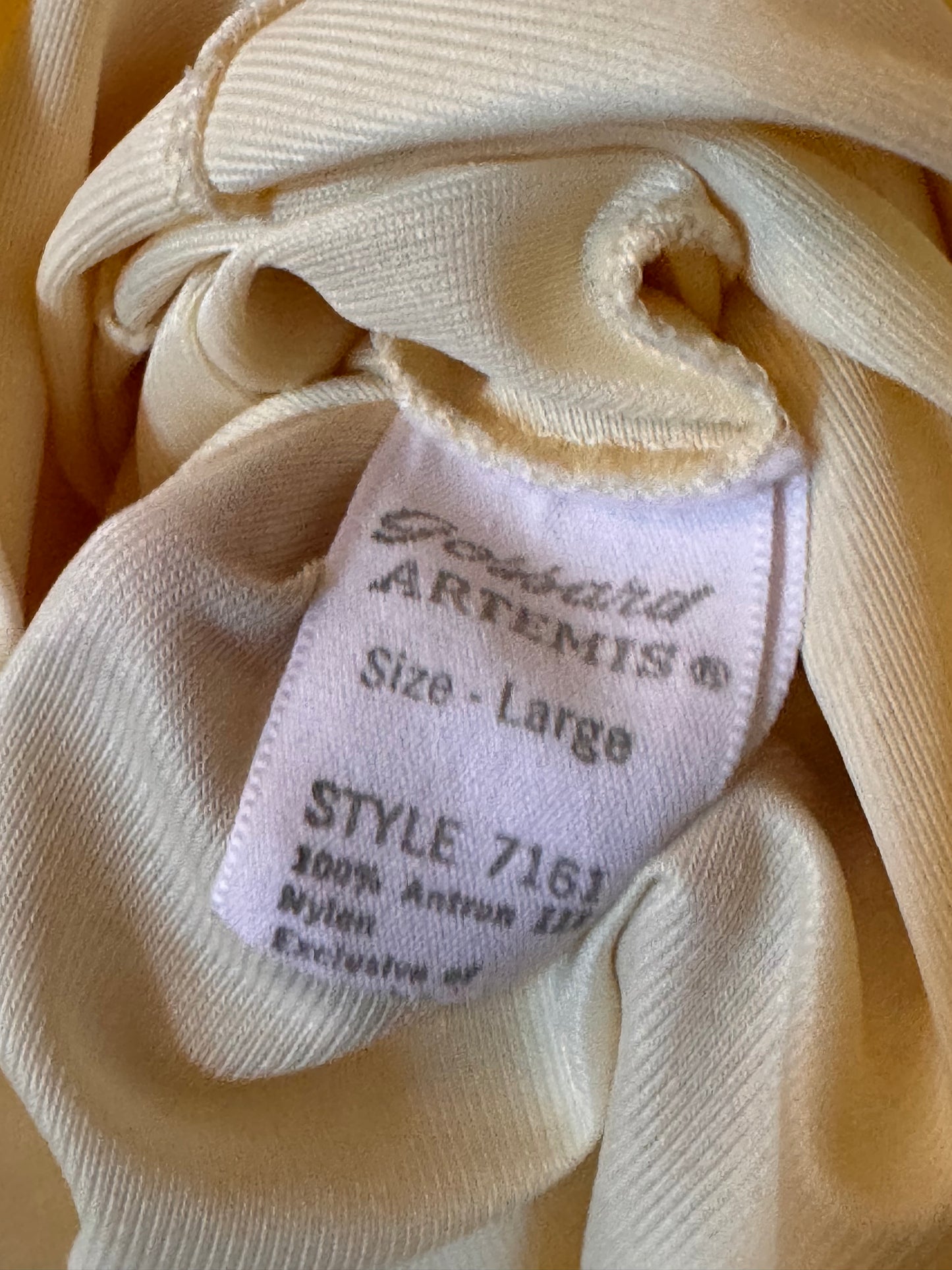 1960s Gossard Artemis Yellow Nightgown