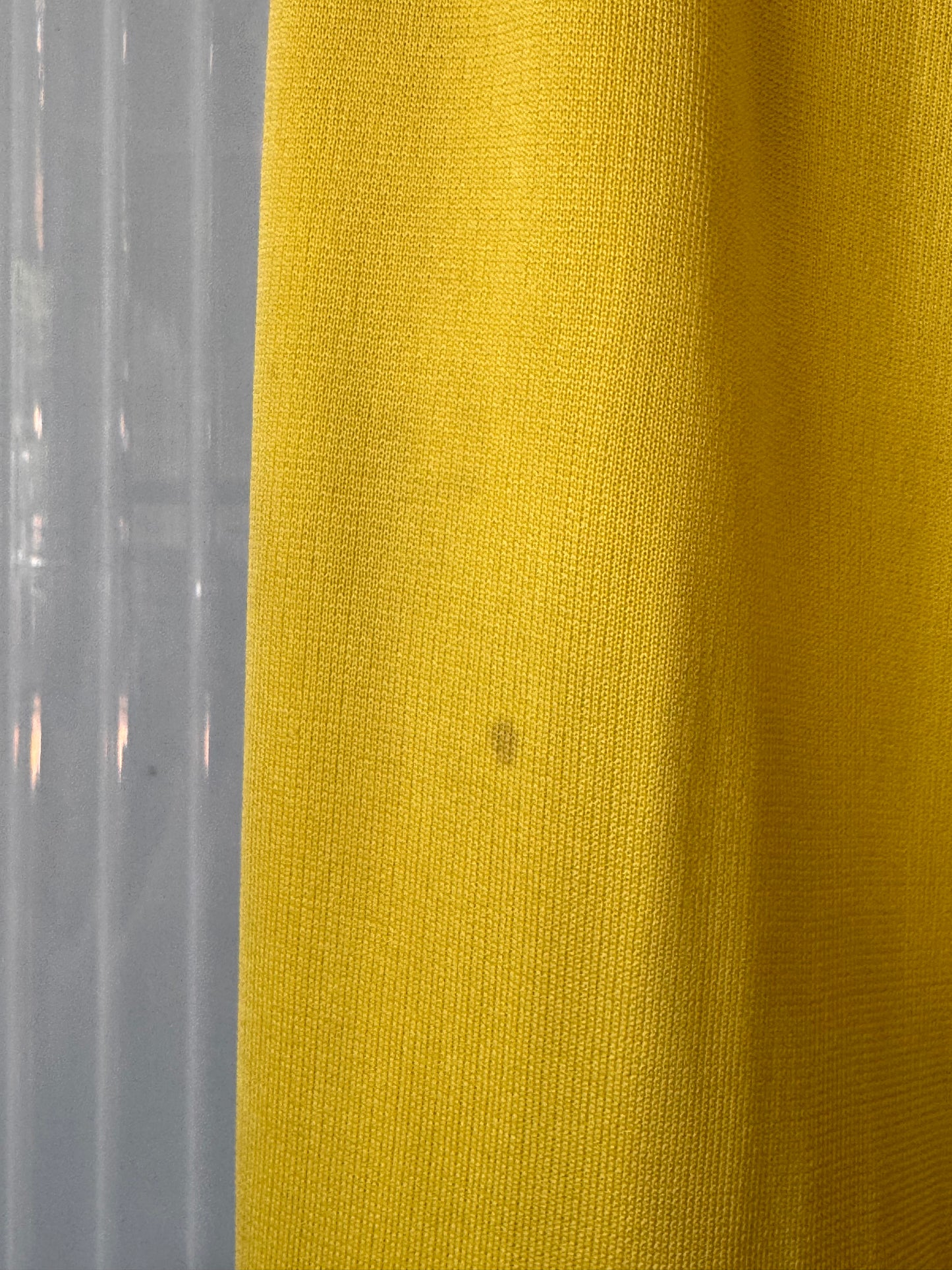 1960s Florescent Yellow Shift Dress