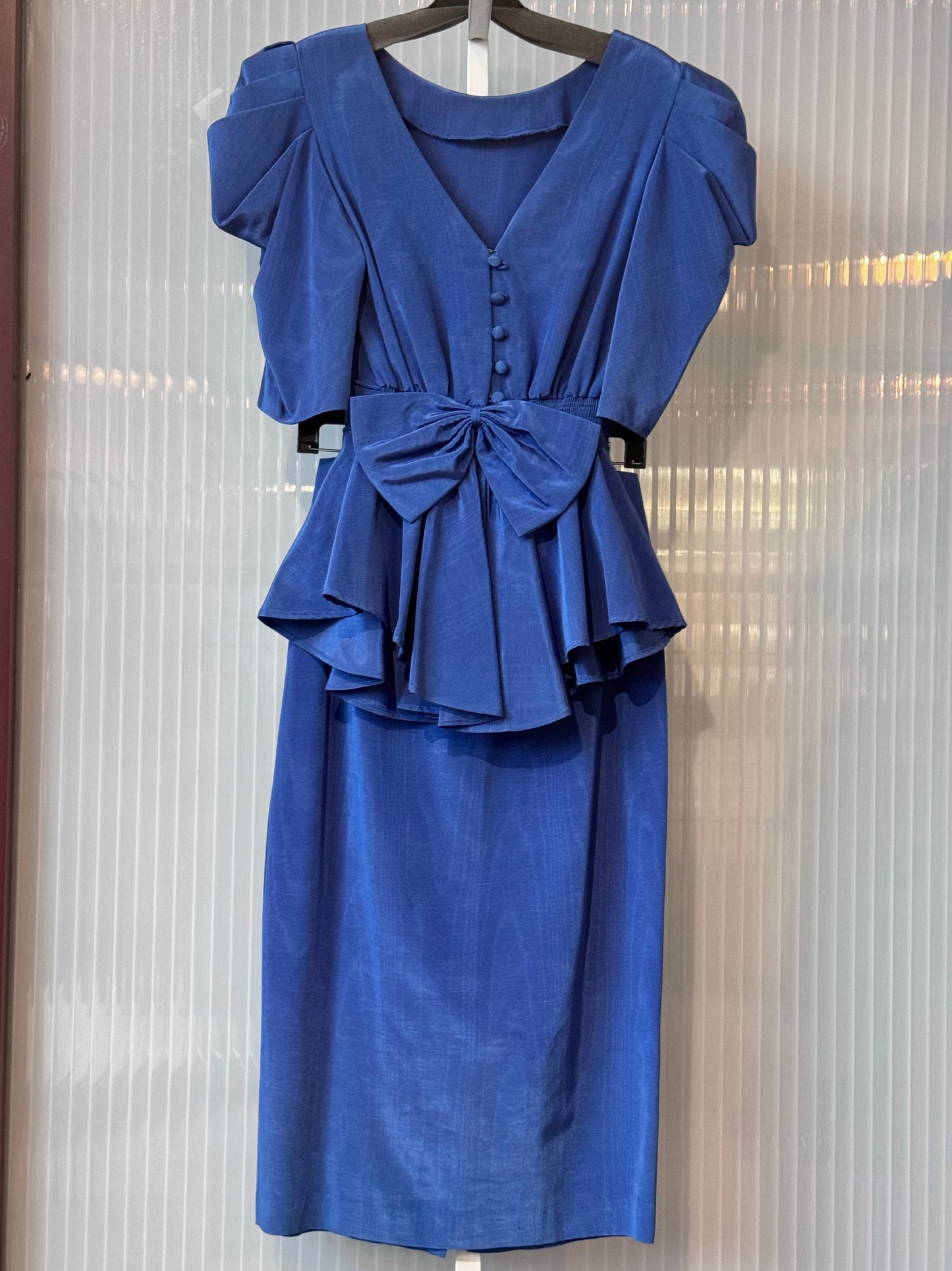 1980s Blue Top & Skirt Set
