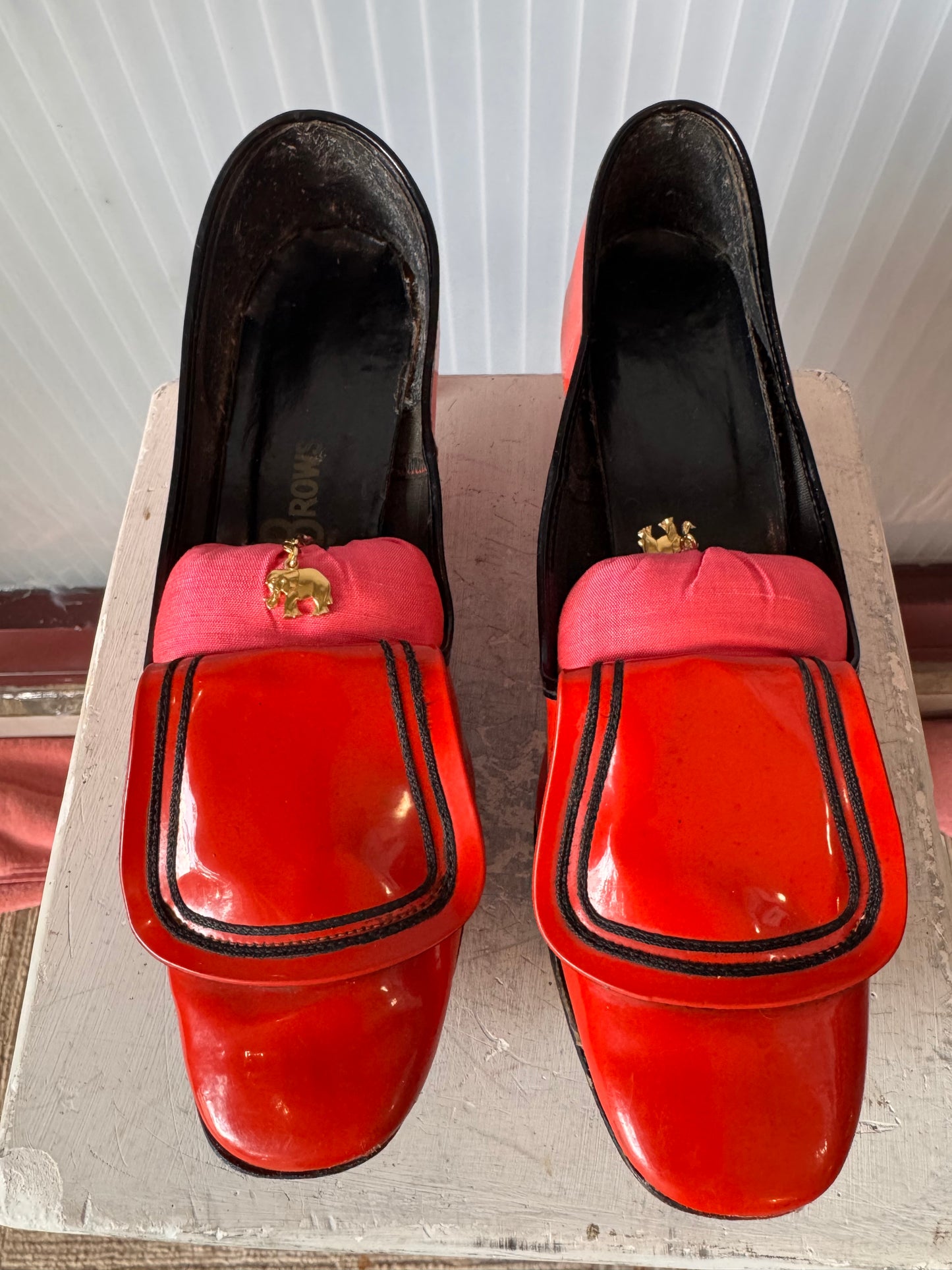 1960s Hi Brows Loafer Heels