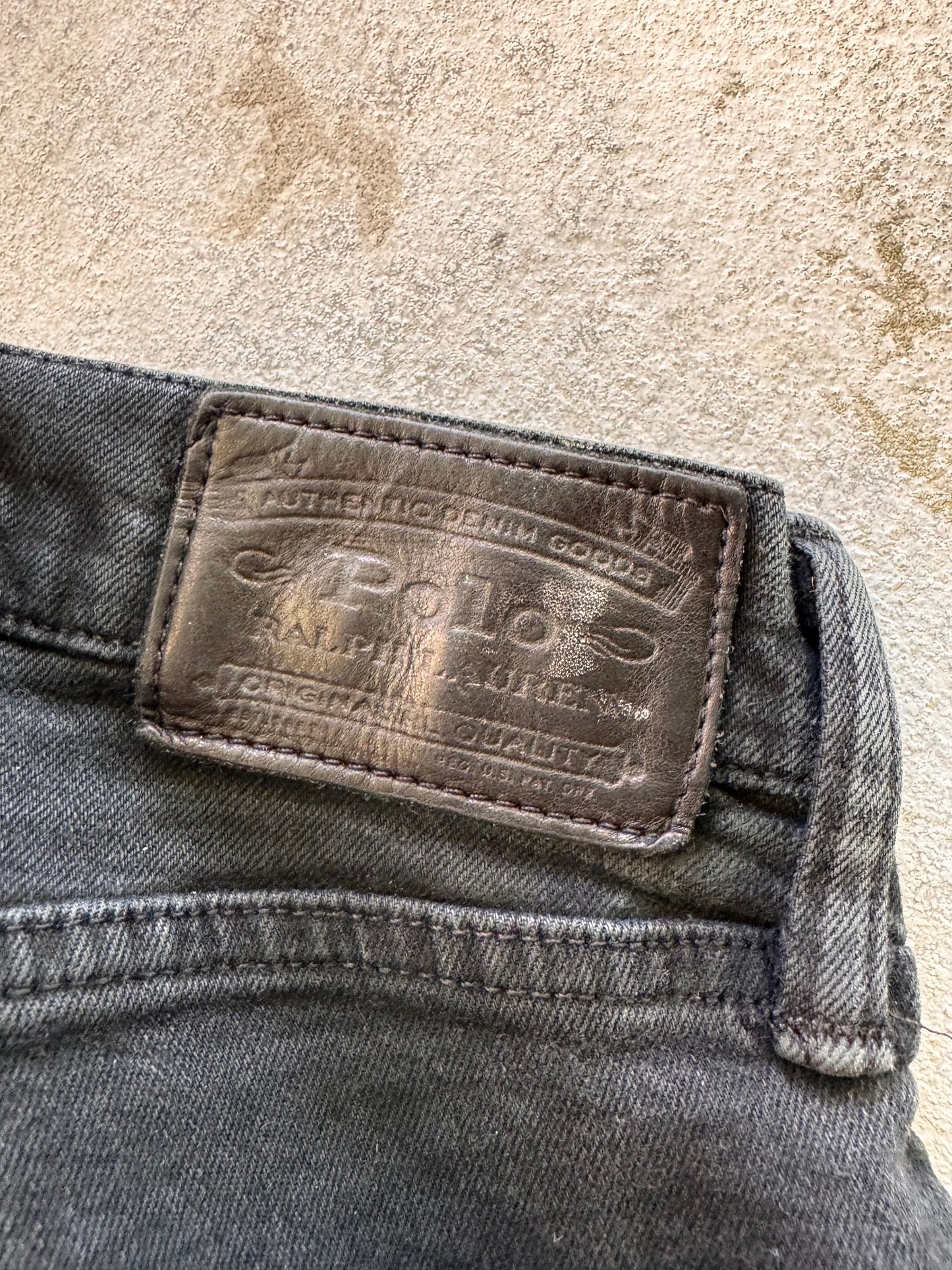 2000s Polo Ralph Lauren Black Skinny Jeans