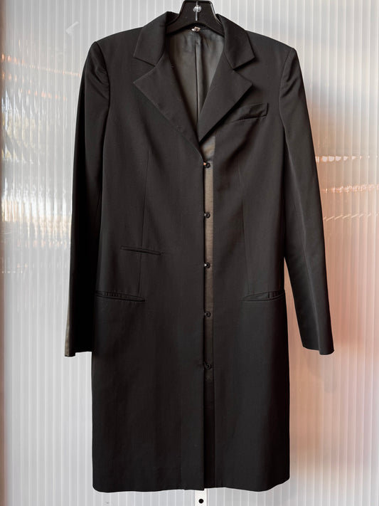 Y2K Formal Black Coat