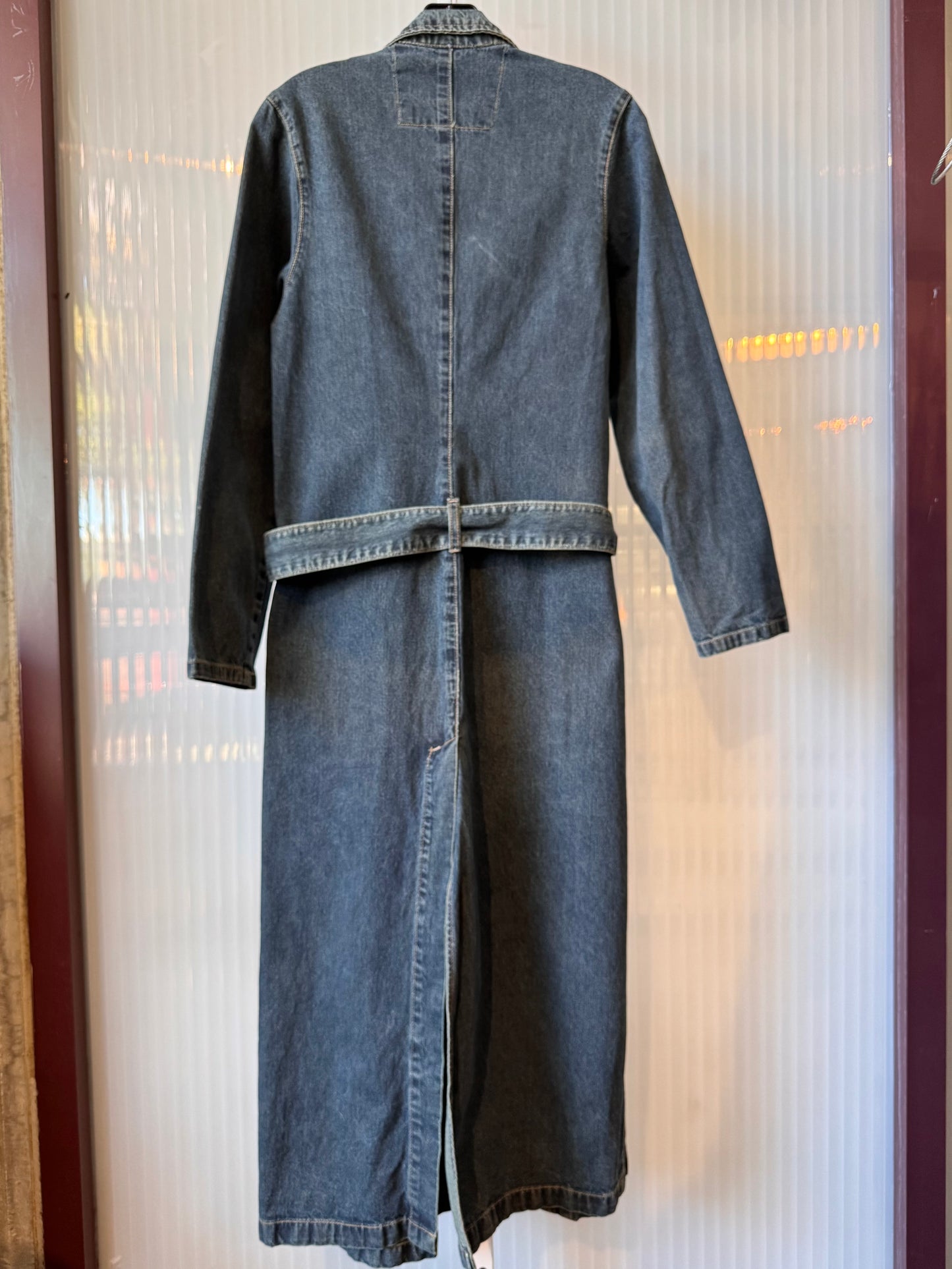 2000s Denim Trenchcoat