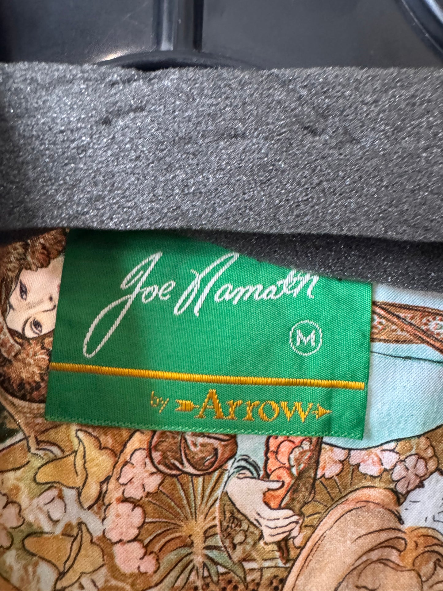 1970s Goddess Point Collar Button Up Shirt