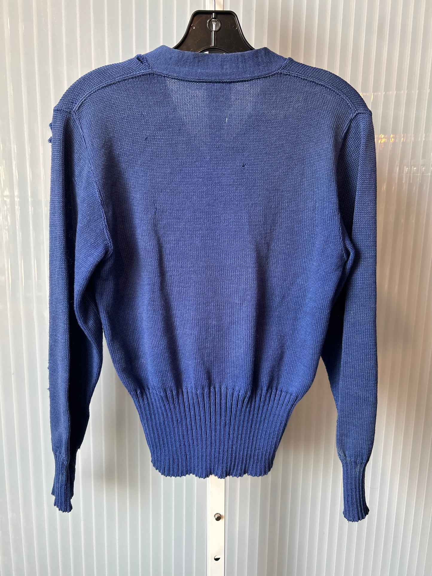 1950s "AH Band" Blue School Sweater