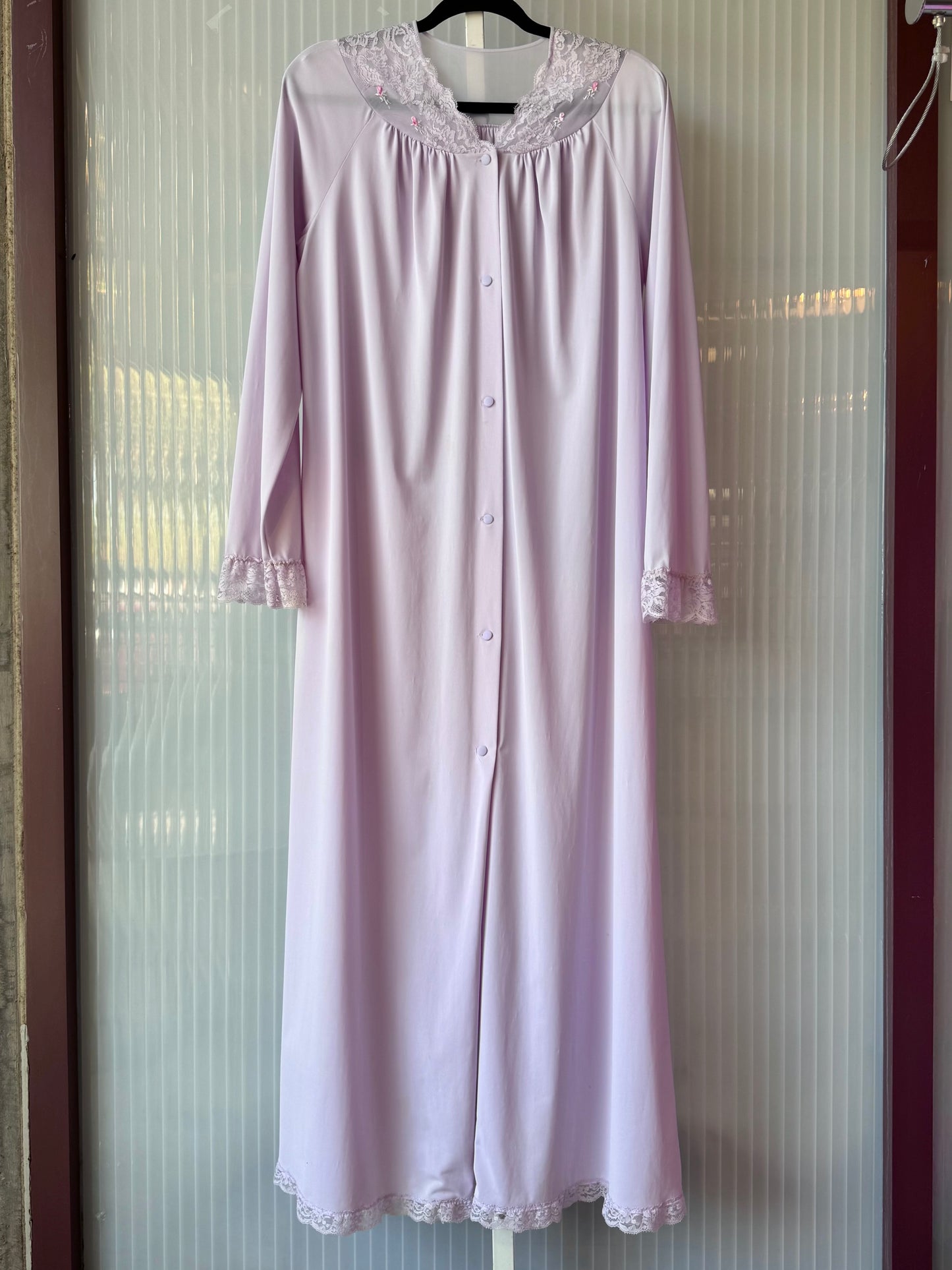 1980s Pastel Lilac Nightgown
