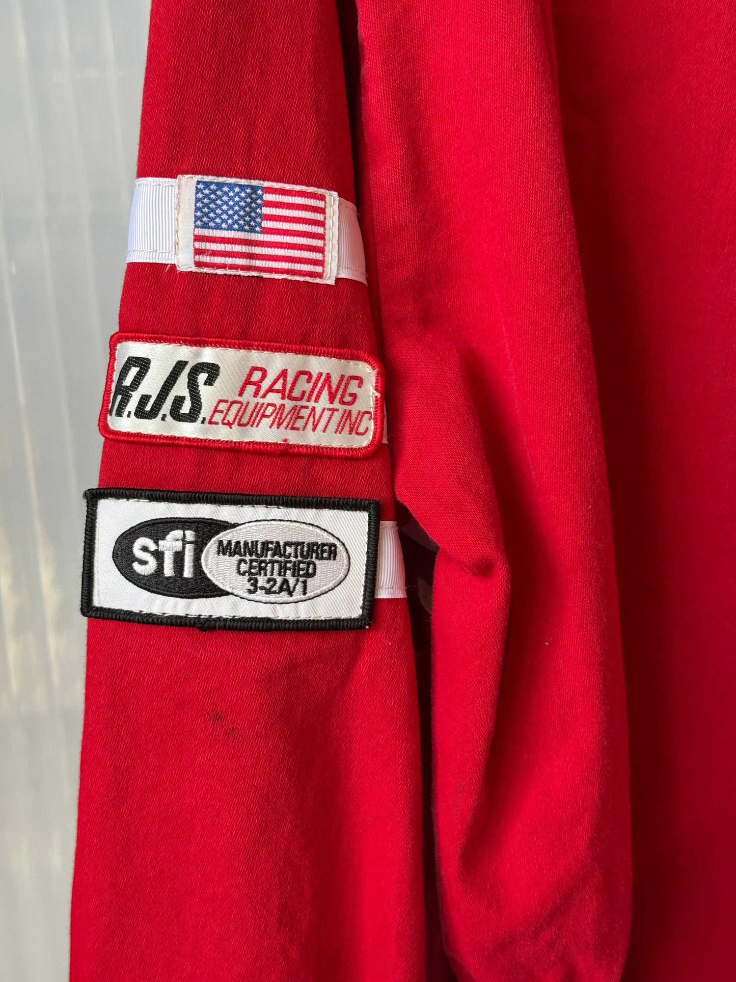 1980s Red Racing Jacket