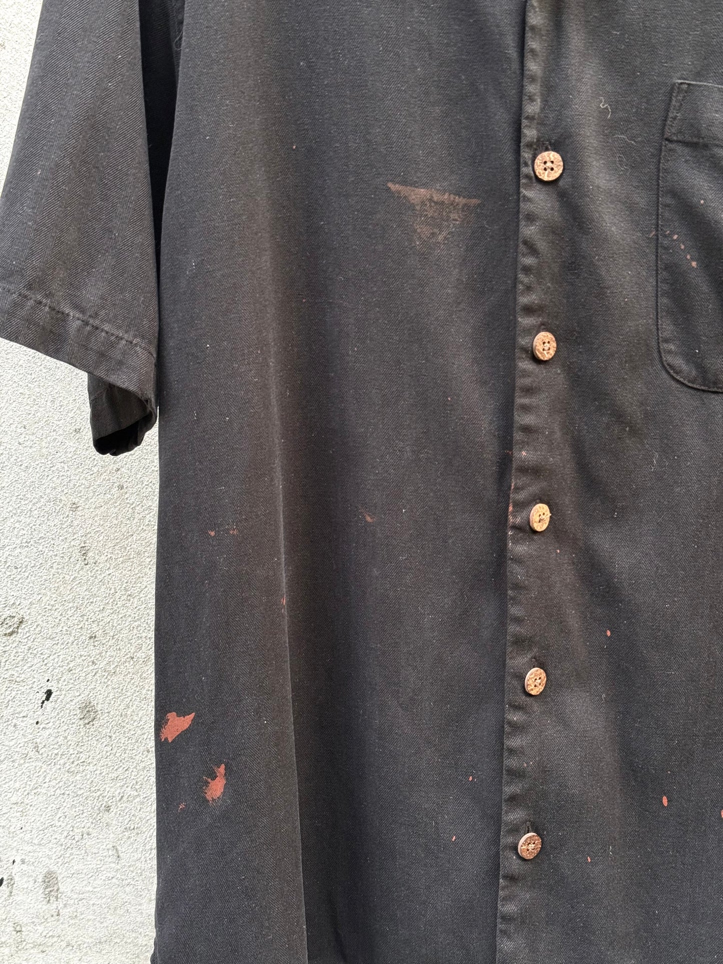 Mike Ditka Black Collared Shirt