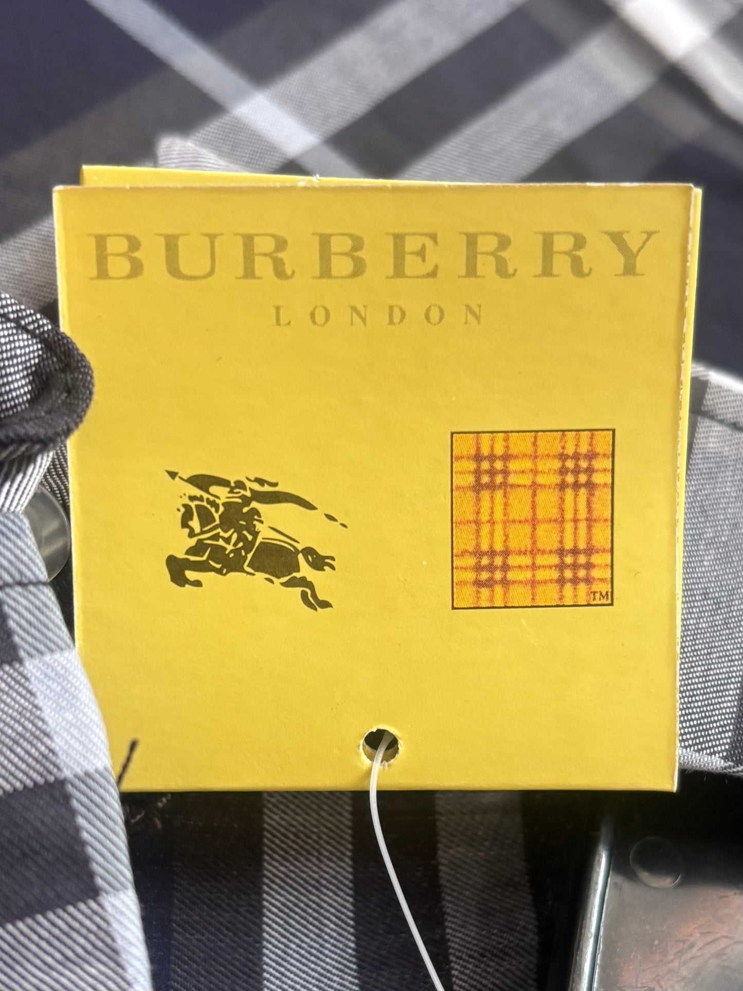 Kid's Classic Burberry Plaid Button-Up Shirt