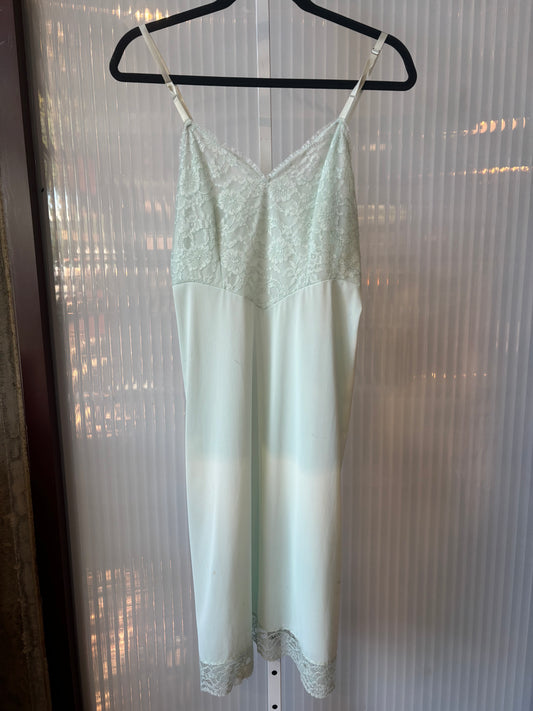 1950s Sky Blue Slip