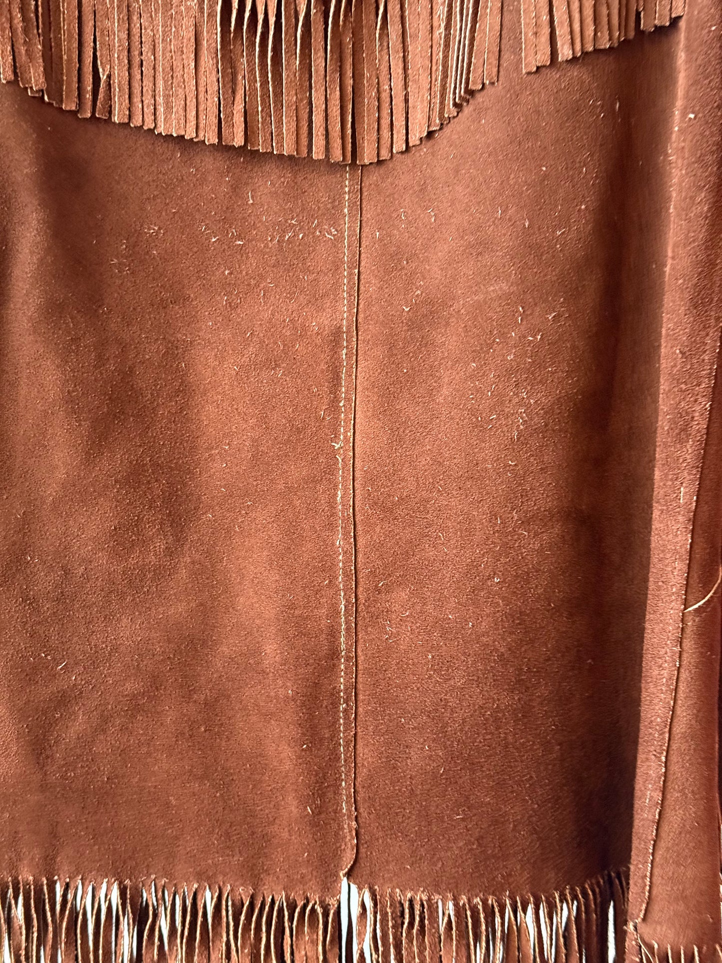 1970s Suede Fringe Western-Style Jacket