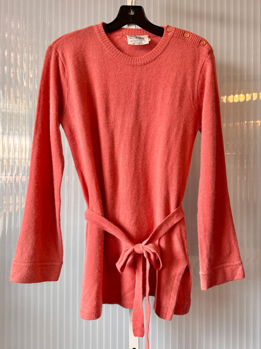 1960s Salmon Pink Wool Sweater