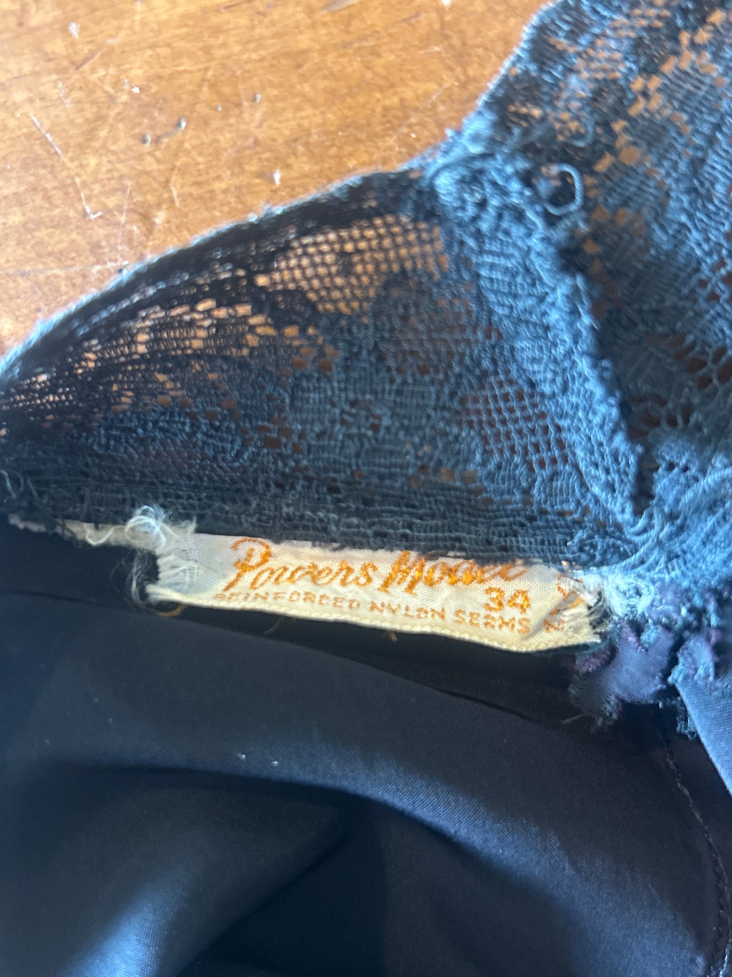 1950s/60s Black Slip