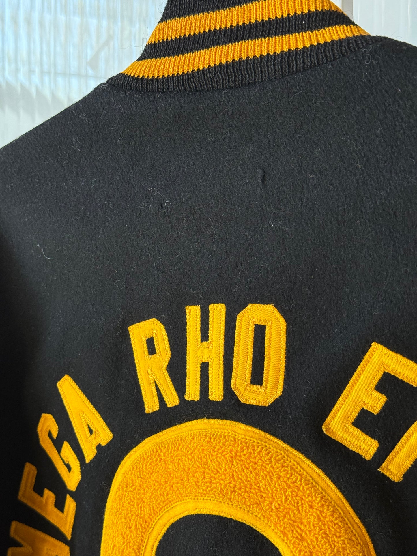 1950s Yellow & Black Pearson Letterman Jacket