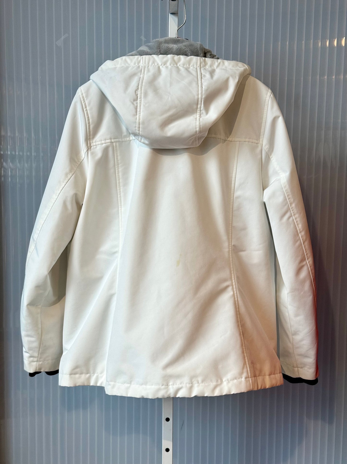 Tommy Hilfger White Softshell Hooded Jacket