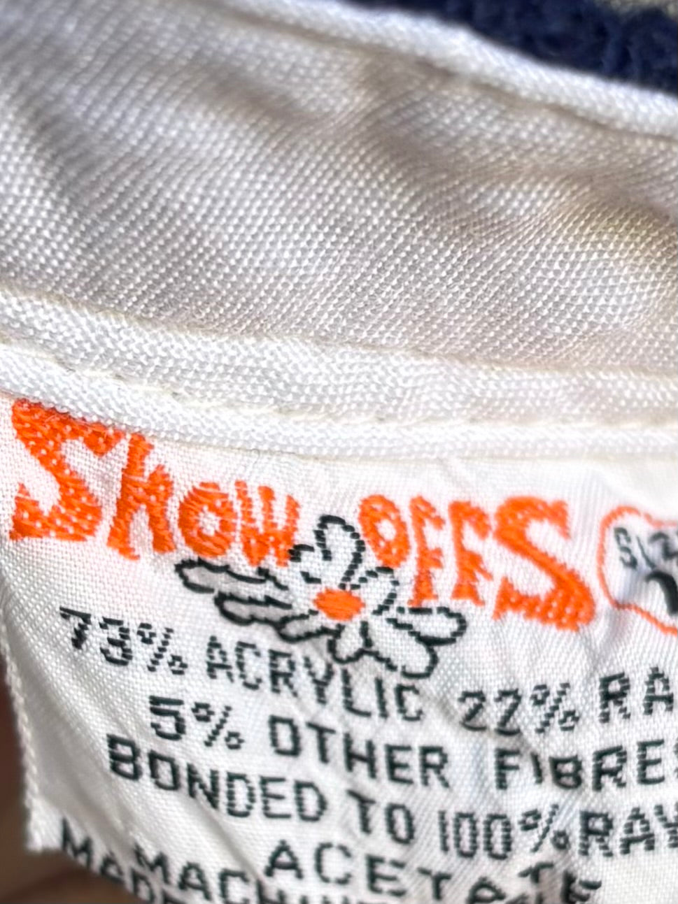 1960s Blue & Orange Checked Pants