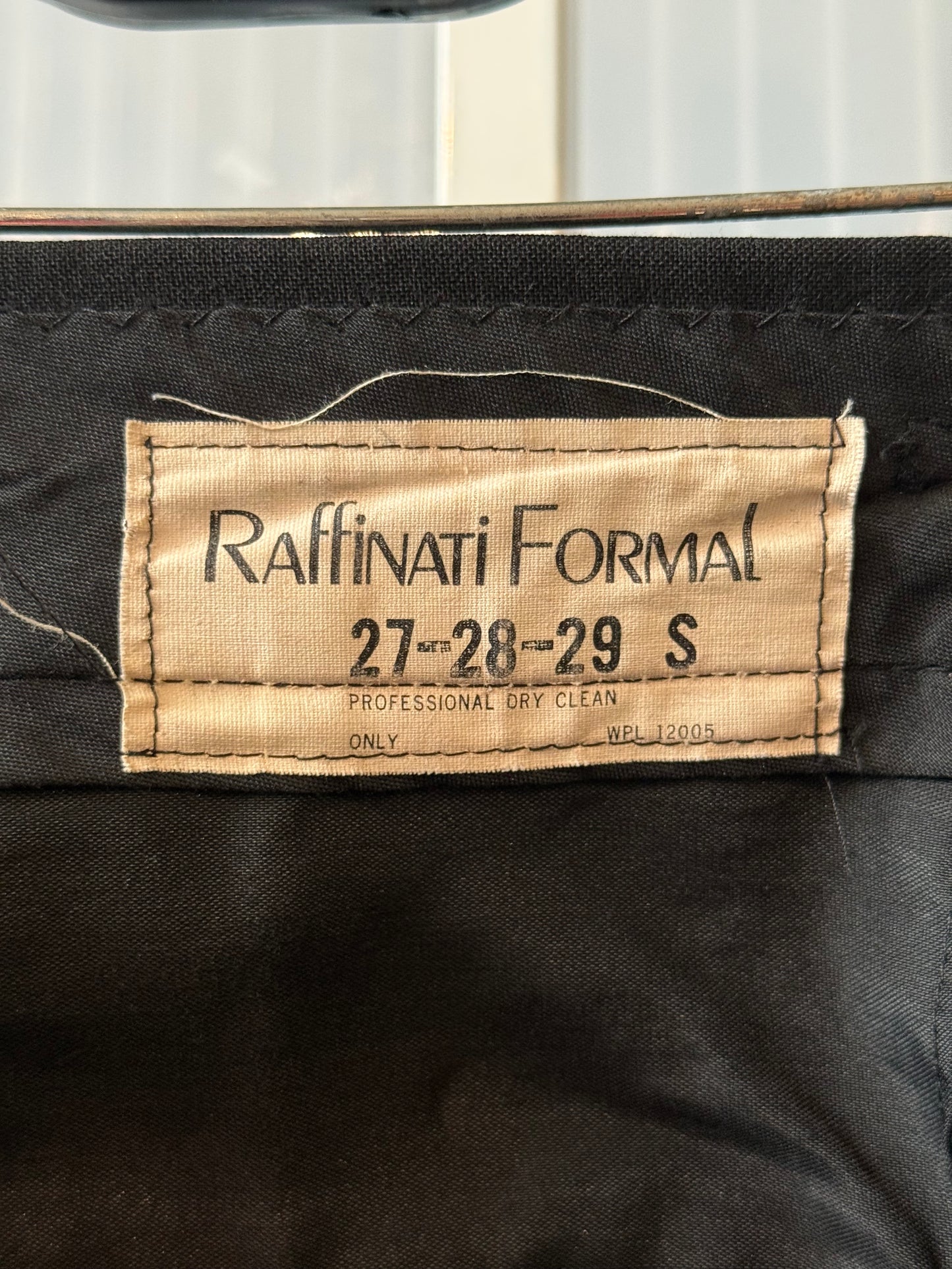 1970s Black Tuxedo Pants