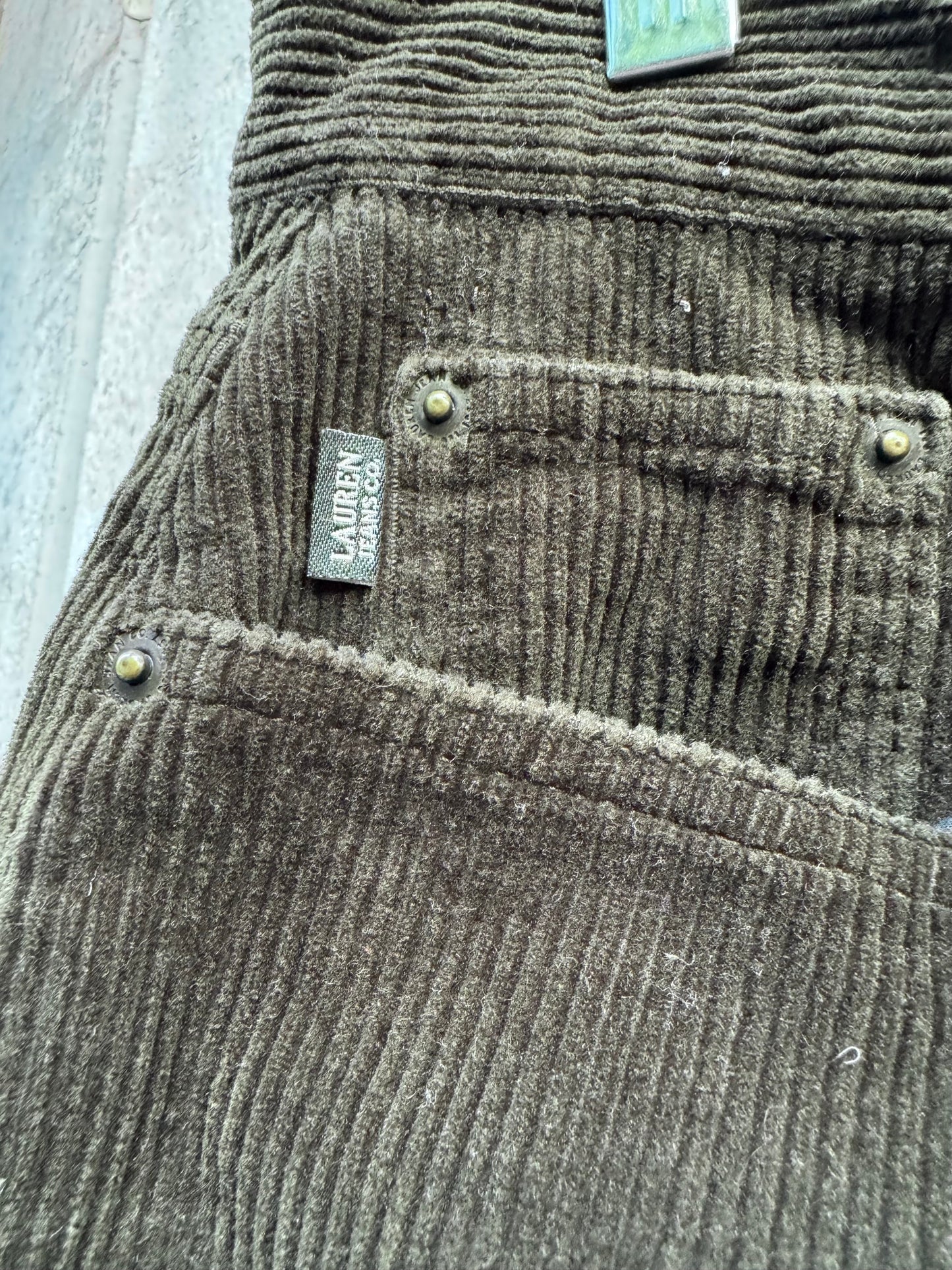 Ralph Lauren Pine Green Corduroy Jeans