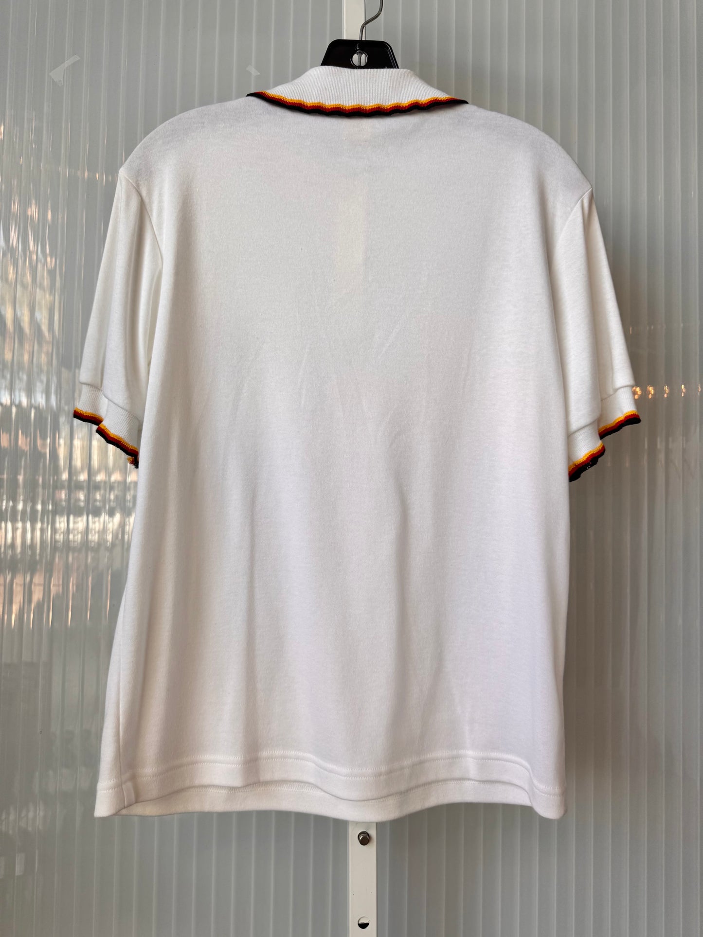 1980s White Collared Tennis Shirt & Skort Set