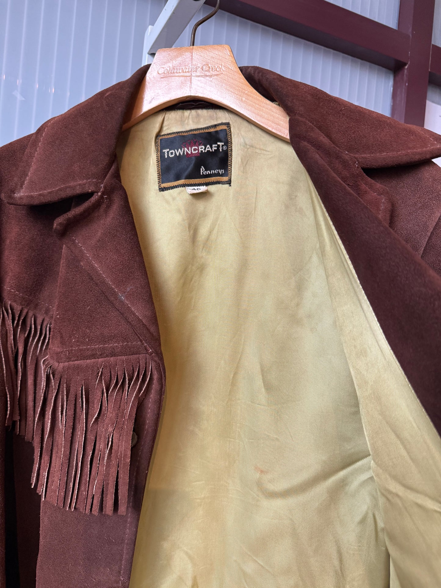 1970s Suede Fringe Western-Style Jacket