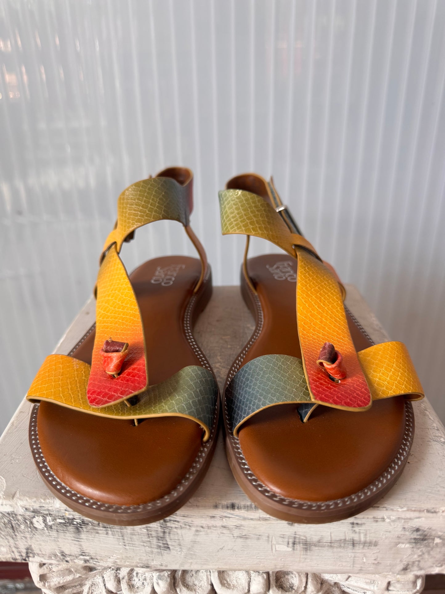 Franco Sarto Snake Print Sandals