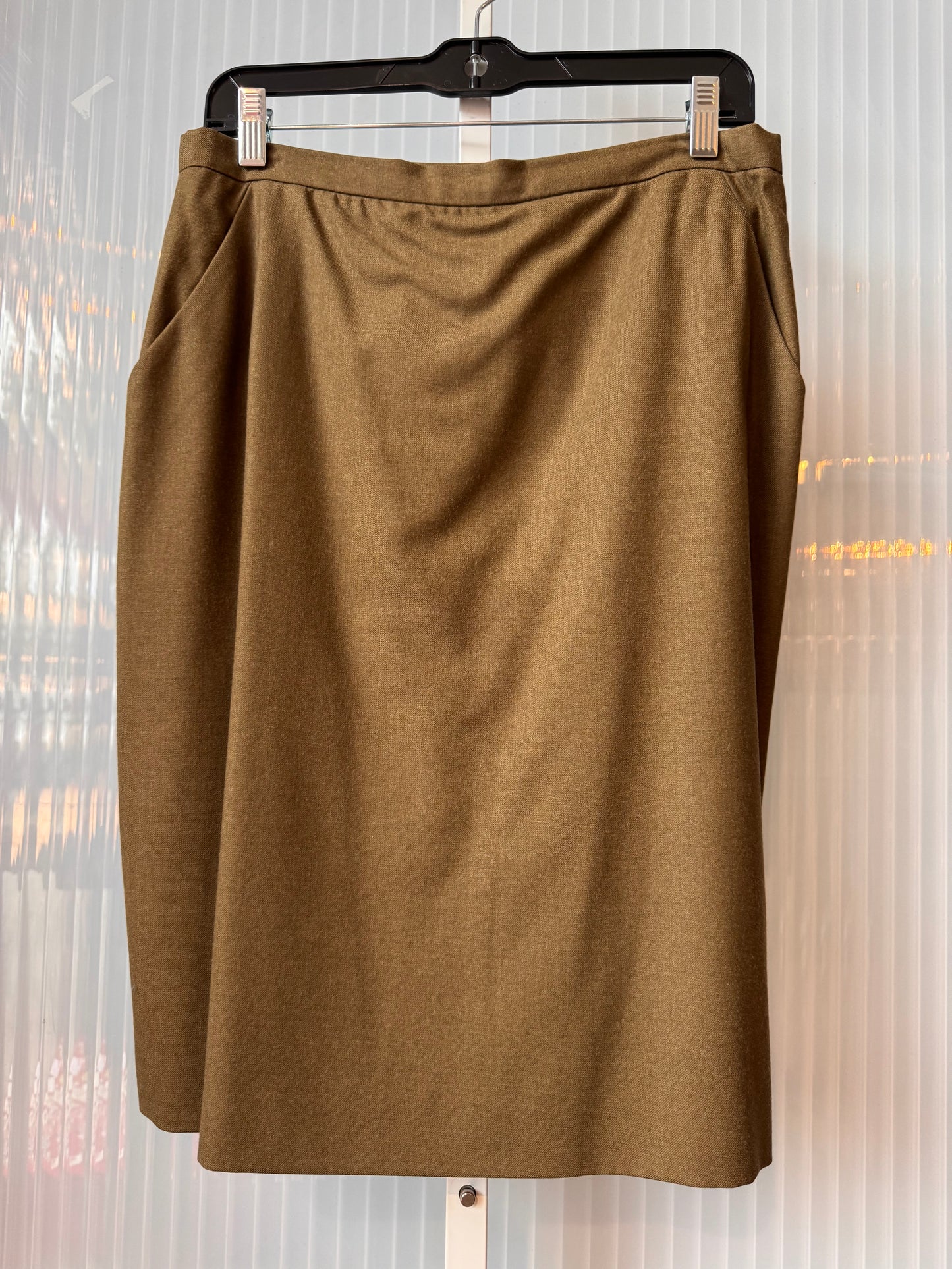 Burberrys Jacket & Skirt Suit Set w/ Corduroy Elbow Patches & Lapel