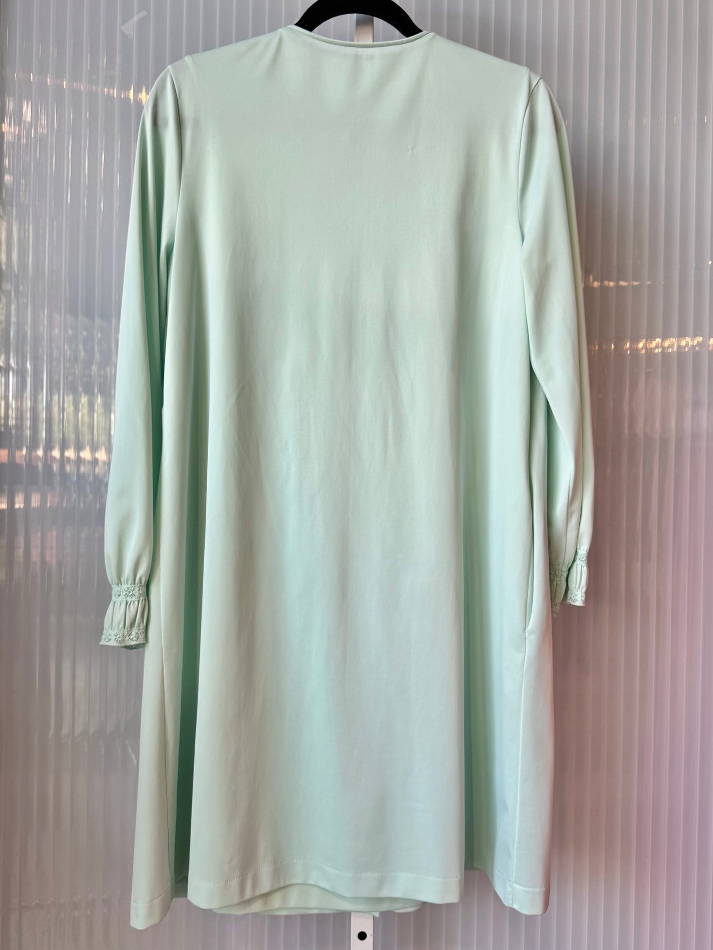 Aqua Blue Nightgown and Robe Set