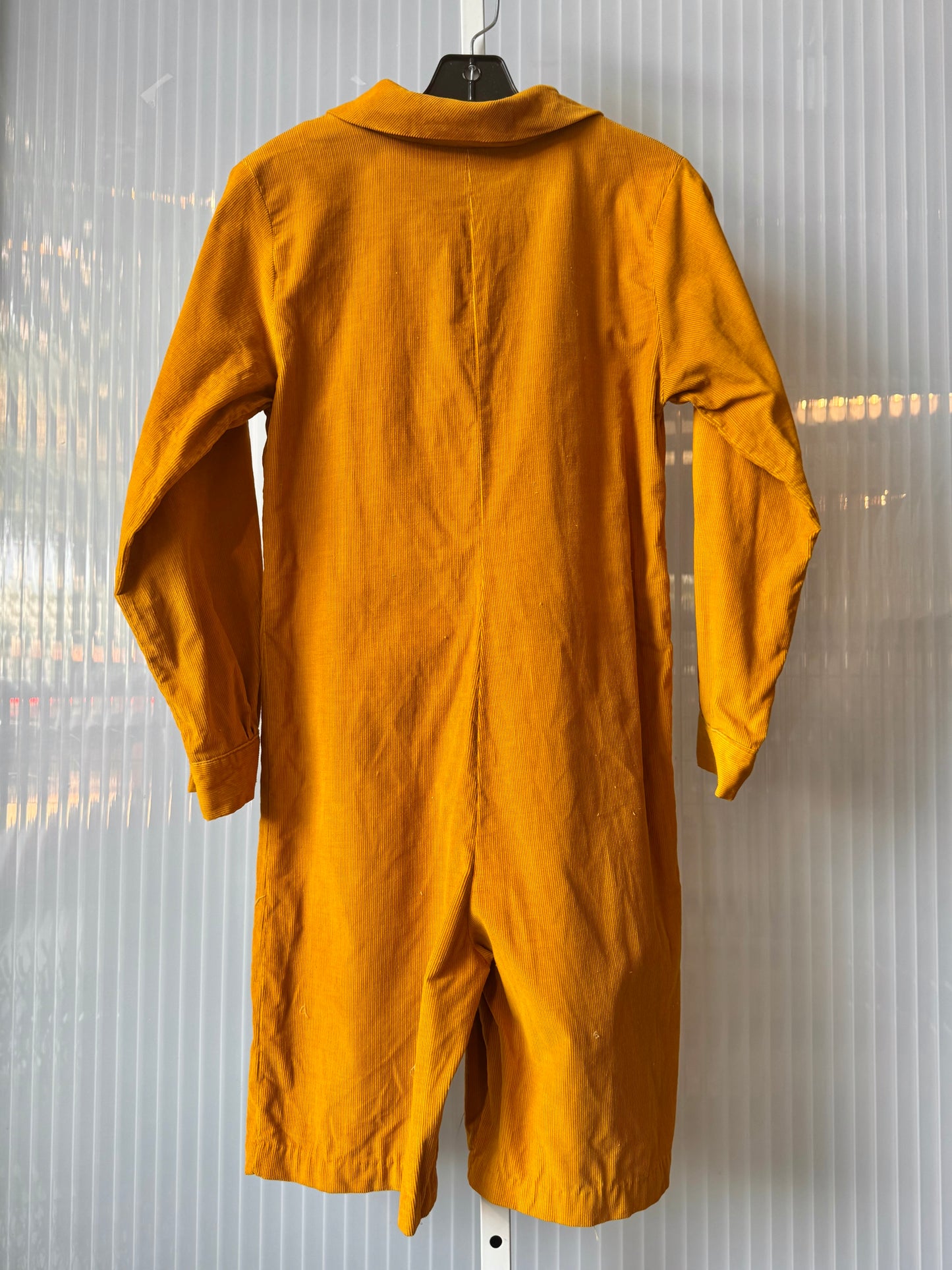 1970s Mustard Yellow Corduroy Romper