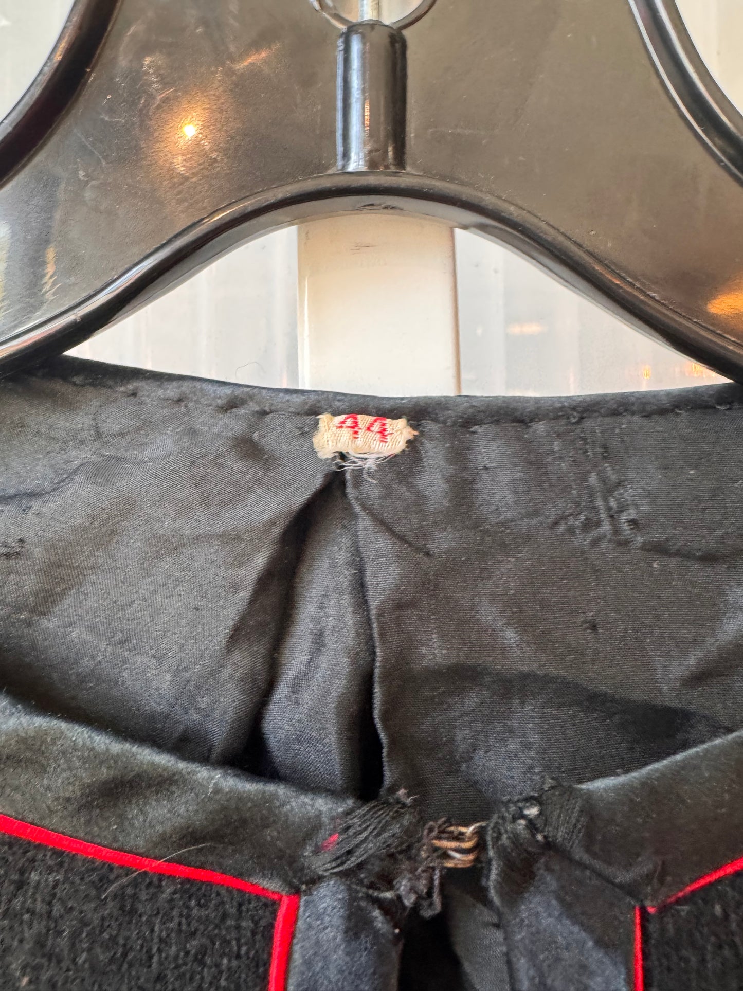 1960s Black Wool Fruit & Vegetable Embroidered Cardigan