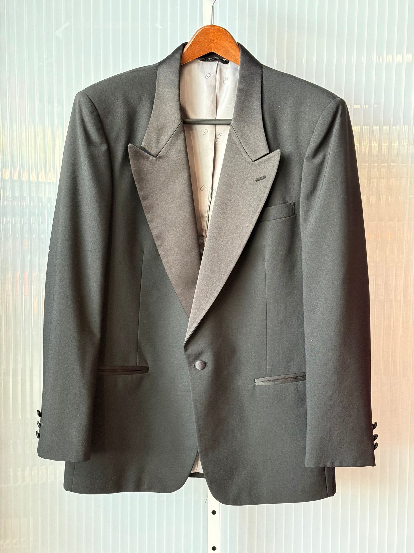 Christian Dior Black Tuxedo Jacket