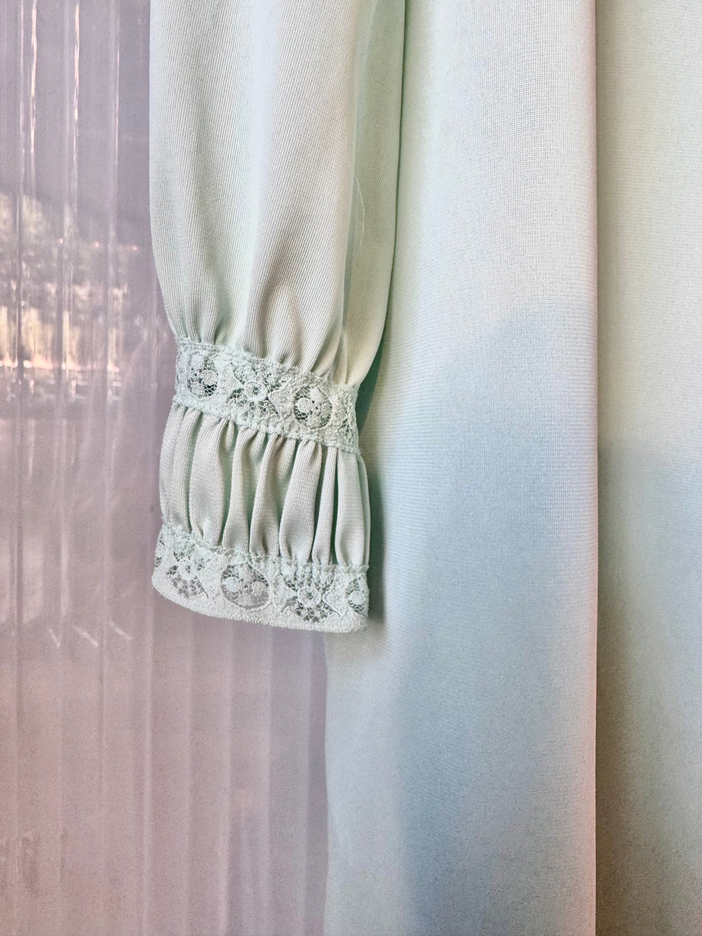 Aqua Blue Nightgown and Robe Set