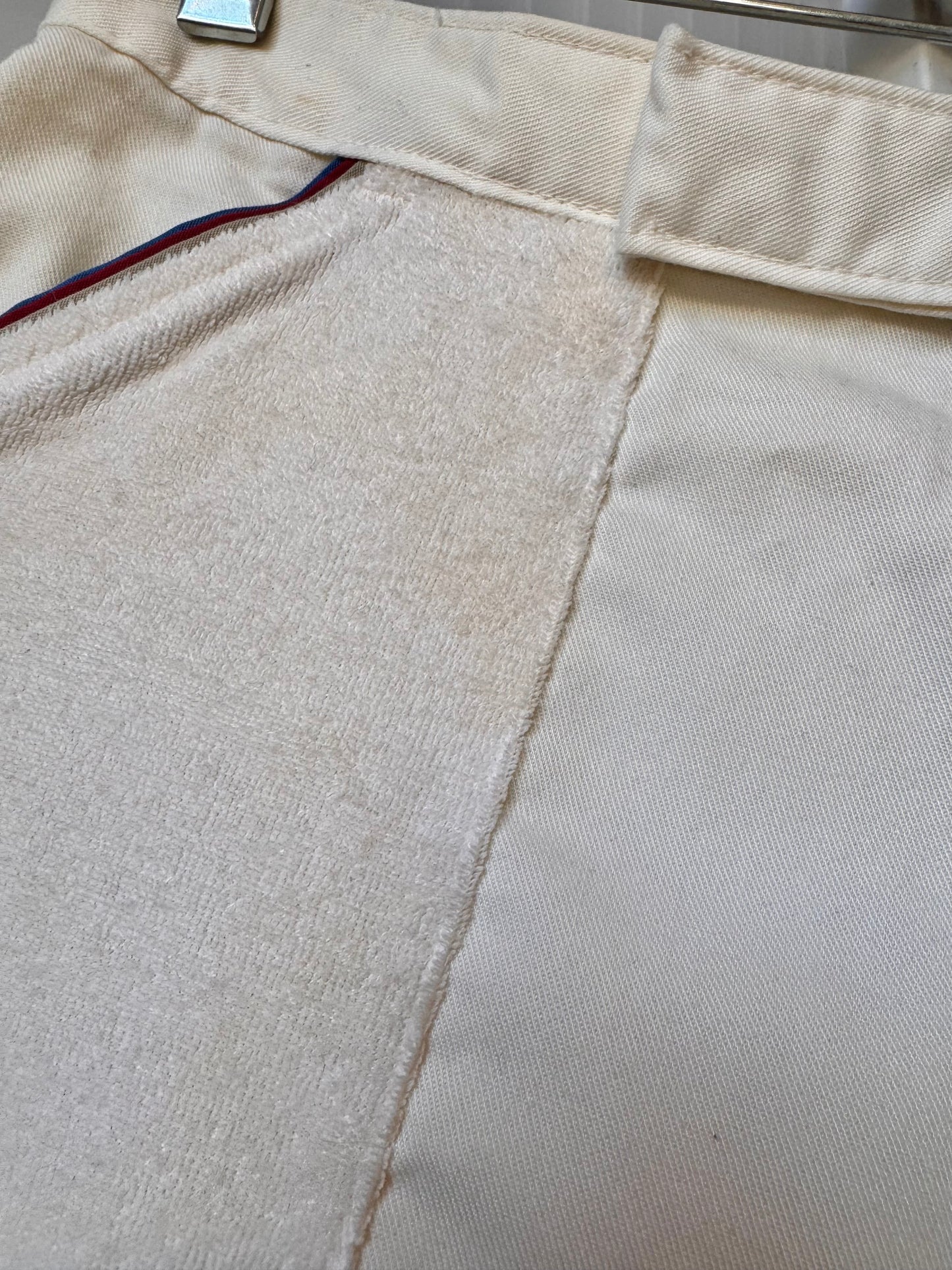 1970s Jantzen White Terrycloth Tennis Shorts