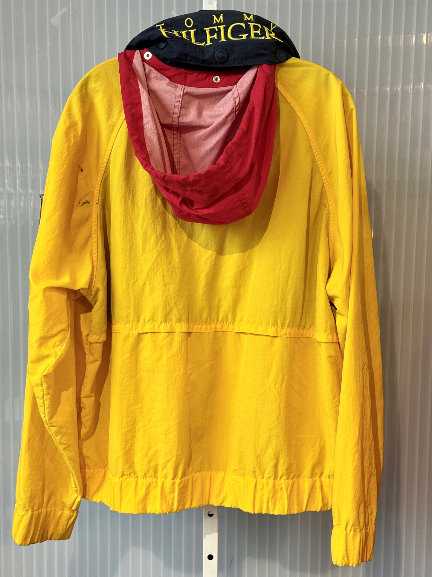 1990s Tommy Hilfiger Yellow & Red Windbreaker