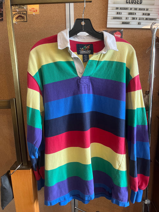 1980s Lands End Rugby Shirt