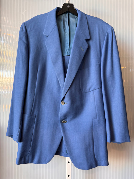 1970’s Bright Blue Wool Blazer