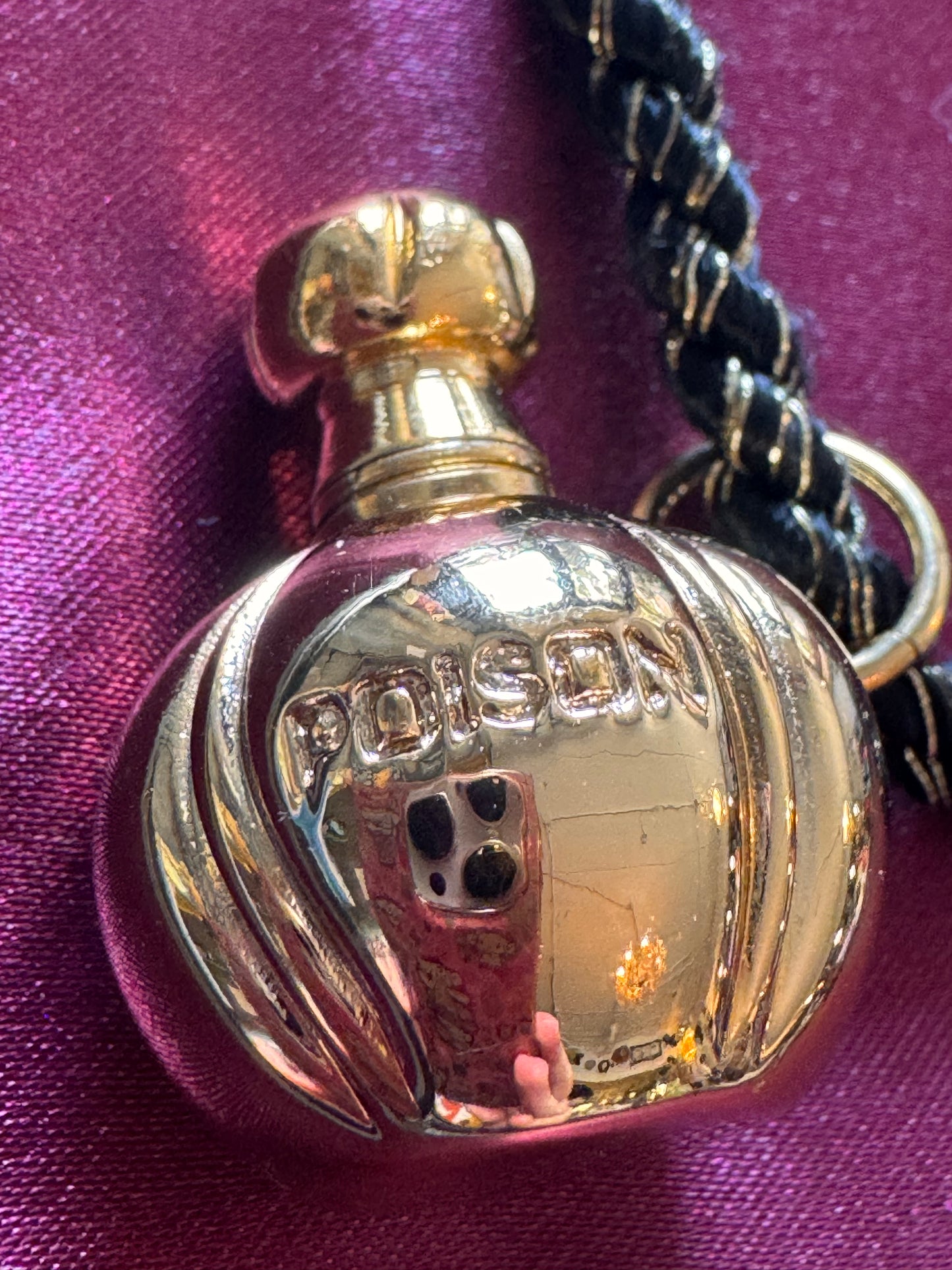 Christian Dior Poison Gold Bottle Necklace