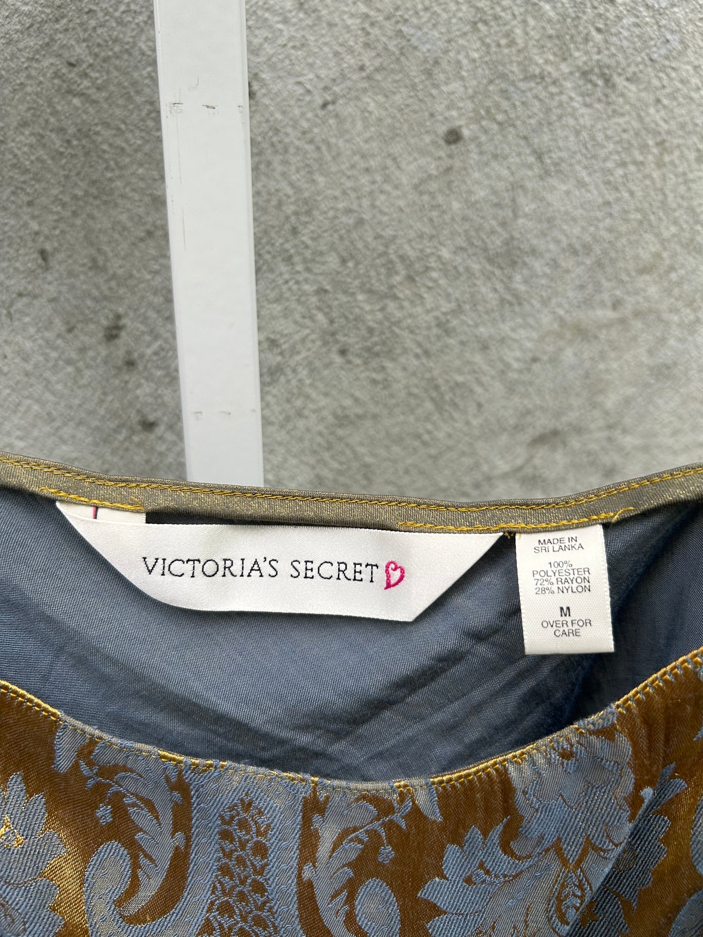 1990s Victoria’s Secret Gold 3-Piece Pajama Set