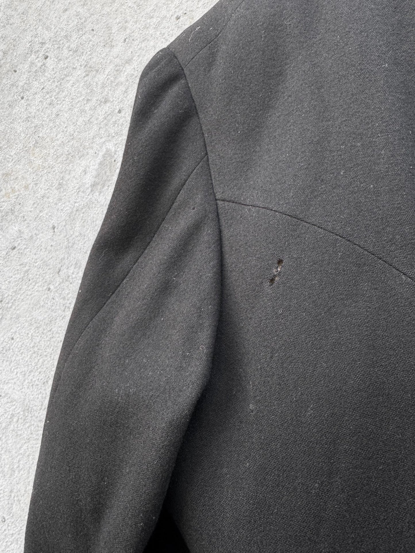 Edwardian Era Black Tailcoat Vest & Pants Set