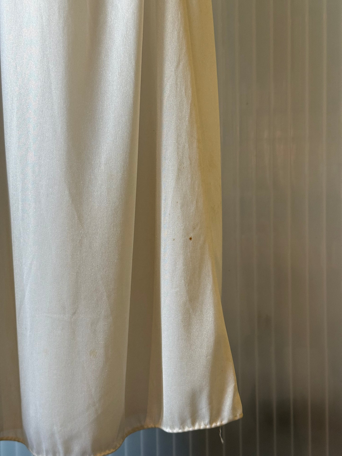 1970s Pintuck Bib White Nightgown