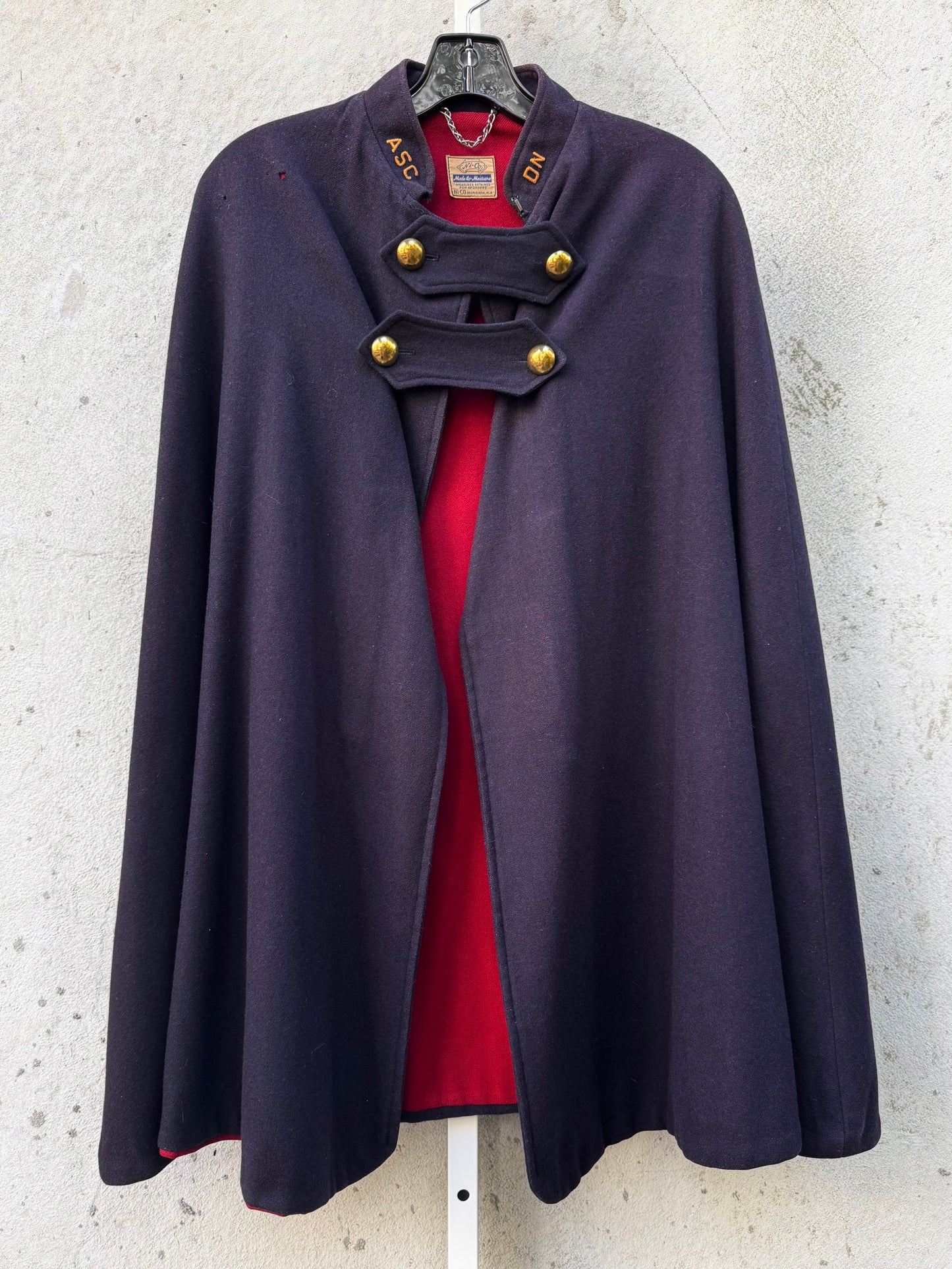 1940s WWII Navy Blue Nurse's Cape