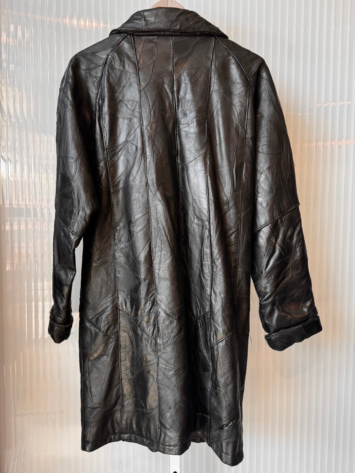 1990s Black Lambskin Leather Jacket