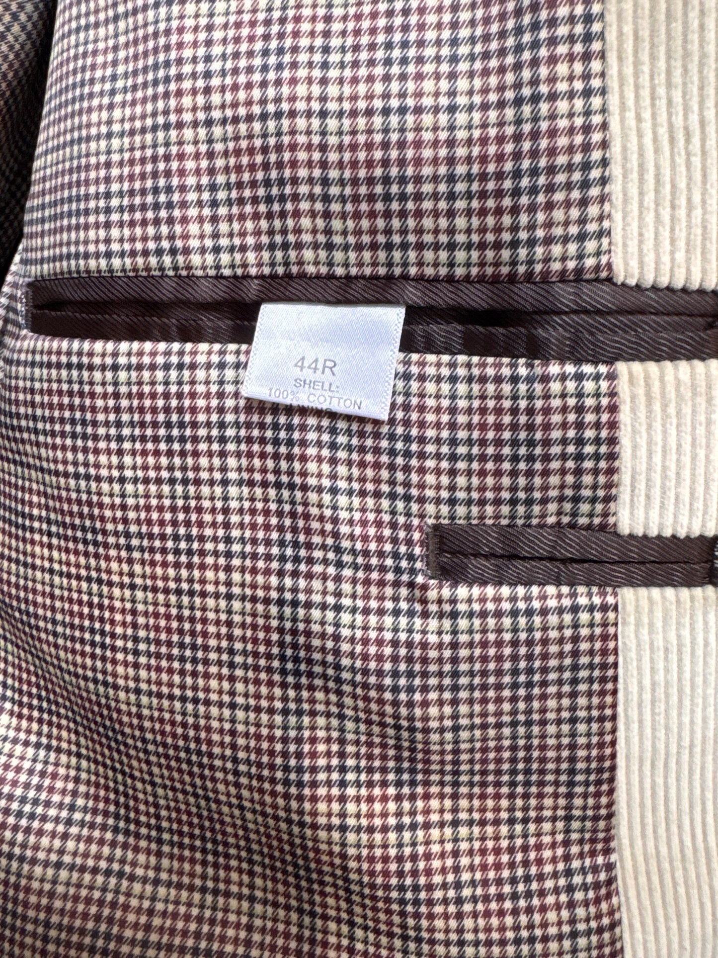 1990s Beige Corduroy Blazer Jacket
