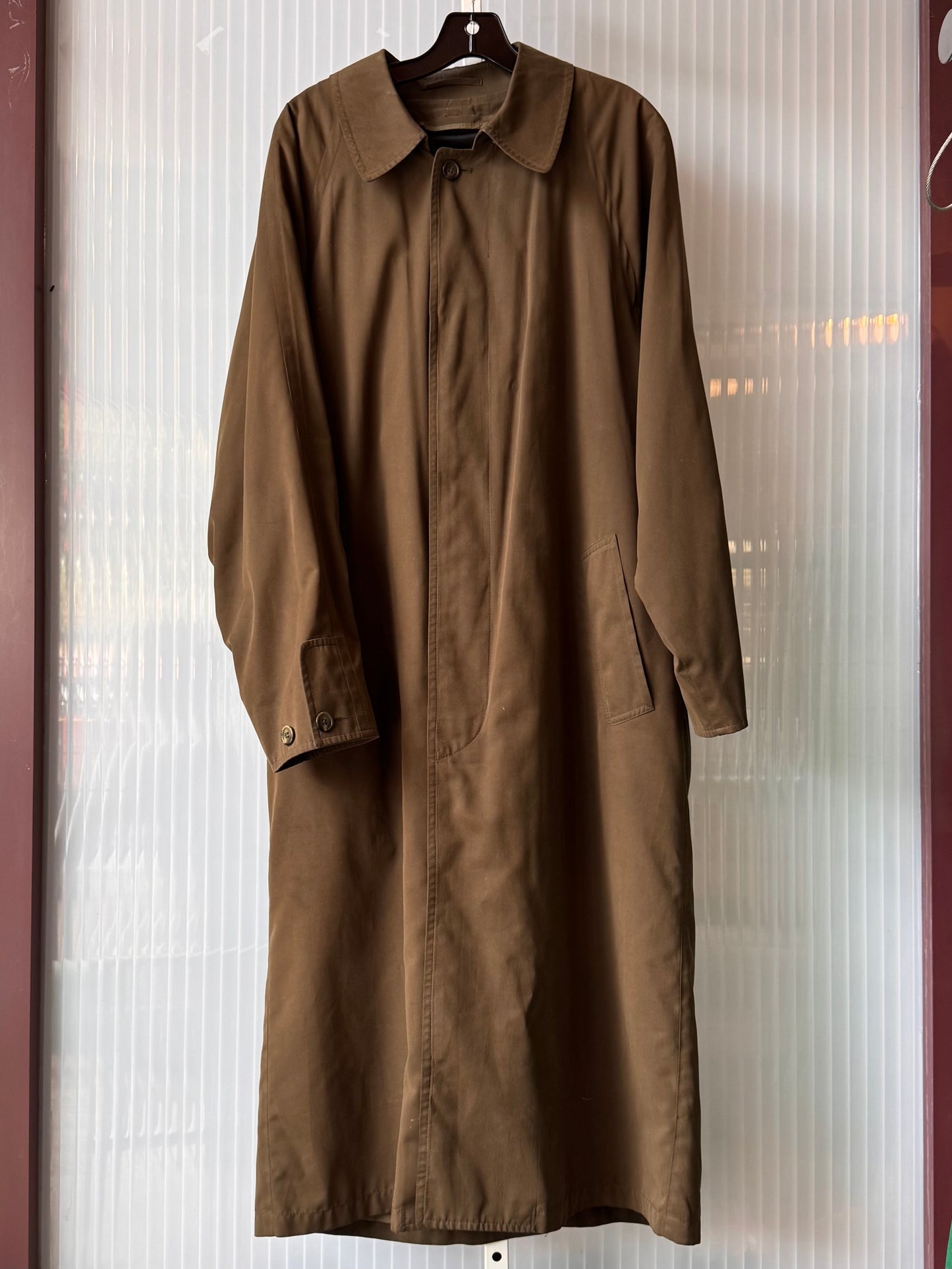 1990s London Fog Wool Lined Trench Coat