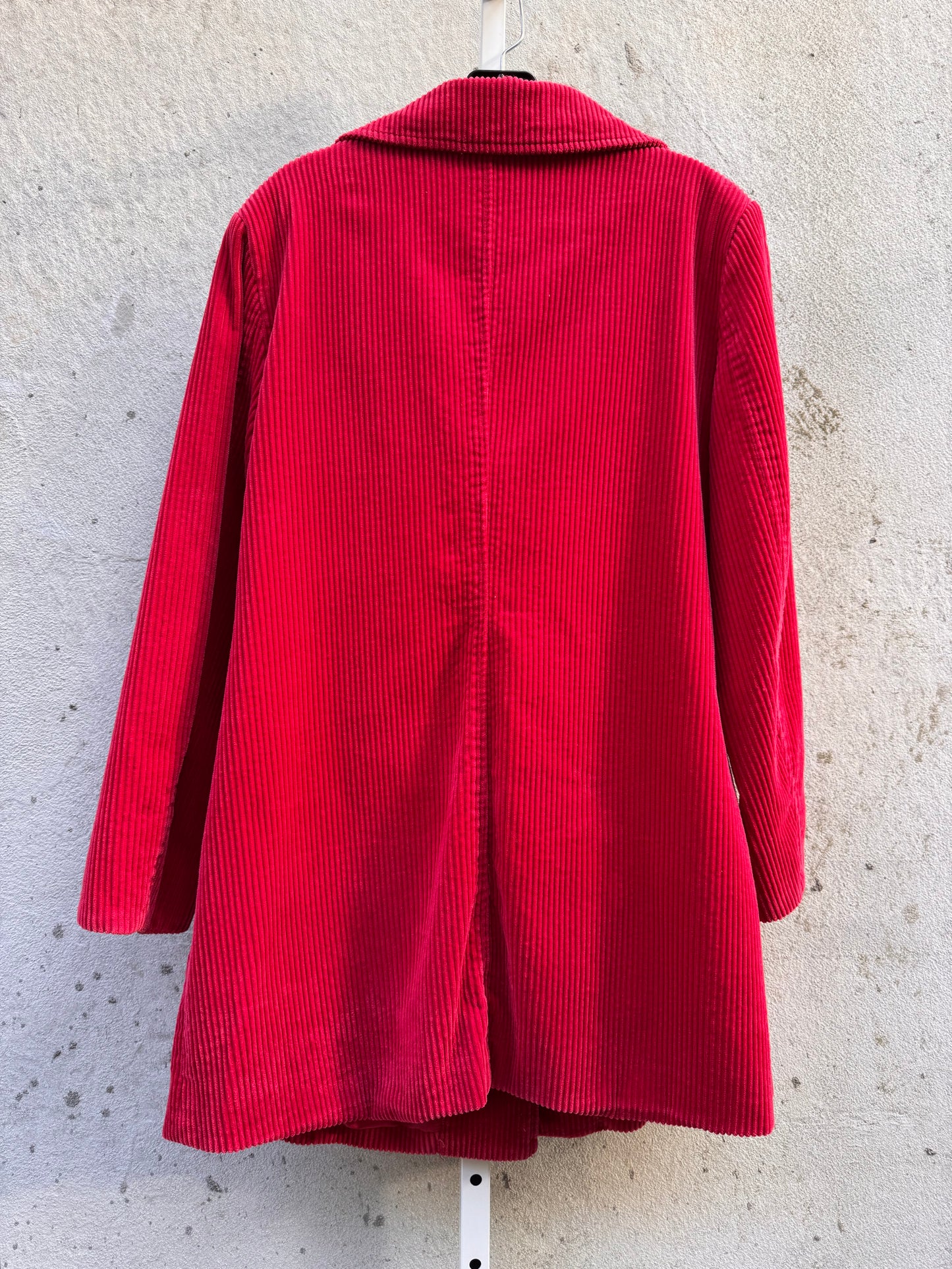 2000s Red Corduroy Coat