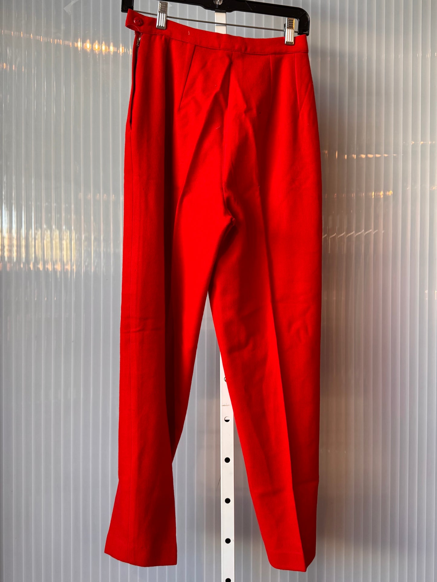 1960s Red Snow Suit Jacket & Pants Set