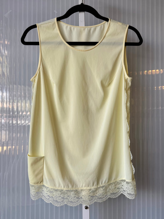 1960s Yellow Pajama Top