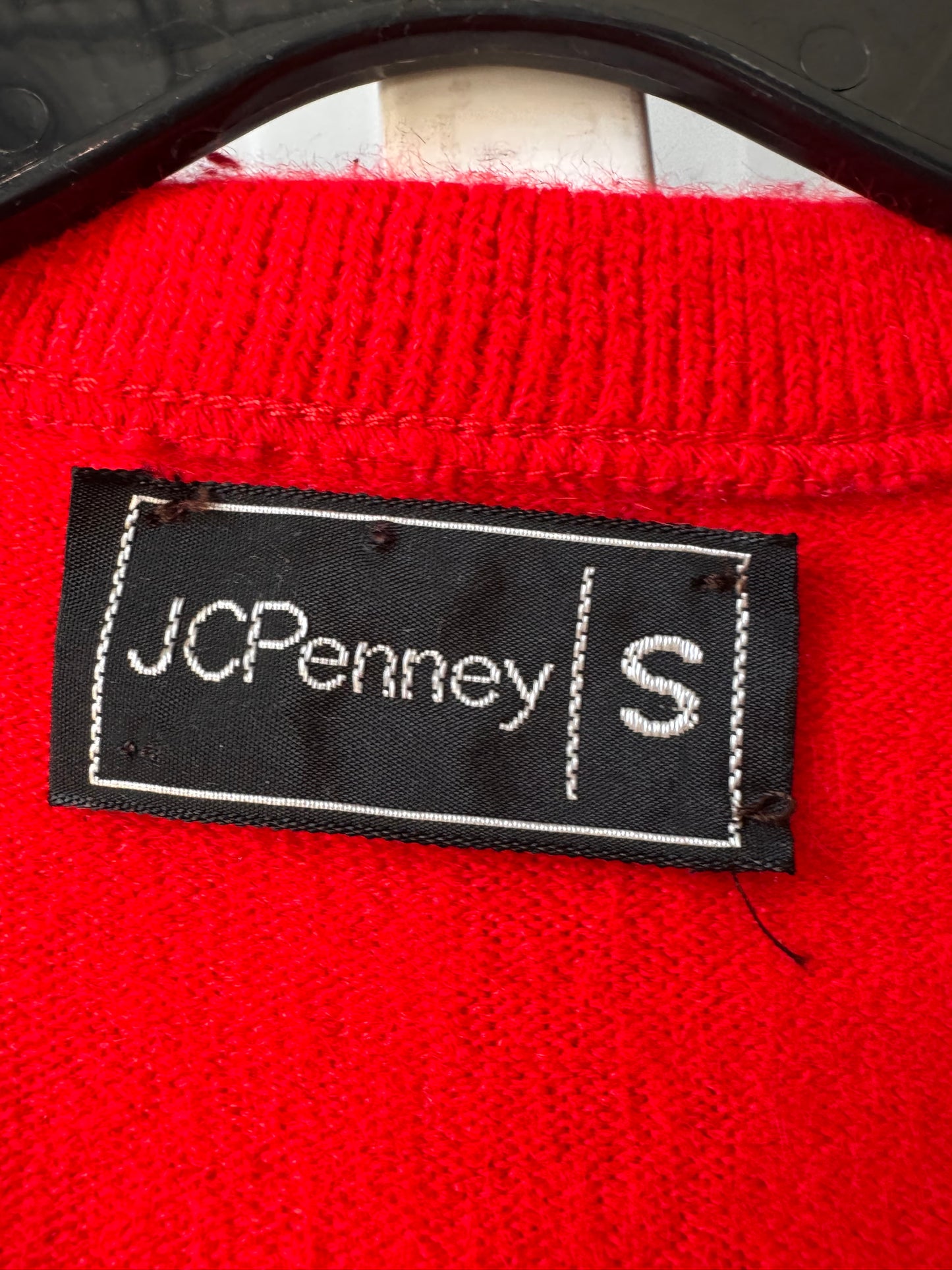 1970s JCPenney's Red Sweater Vest